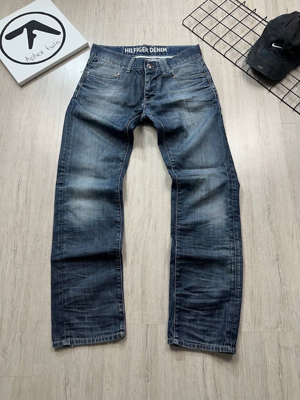 Tommy Hilfiger × Vintage Vintage Hilfiger Denim Distressed Jeans Size US 31 - 2 Thumbnail