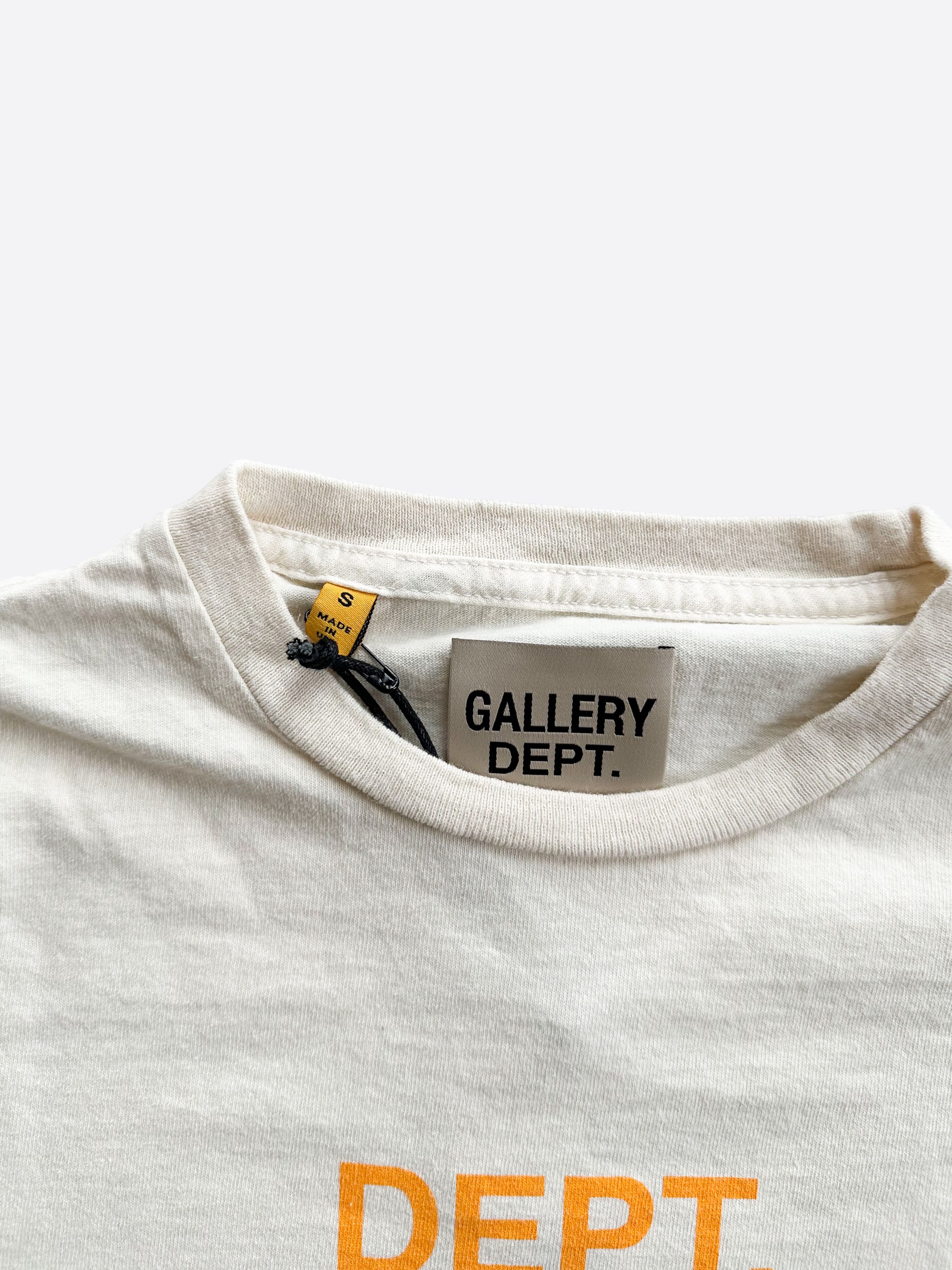 Gallery Dept. Gallery Dept Cream & Yellow Logo Longsleeve T-Shirt Size US XS / EU 42 / 0 - 3 Thumbnail