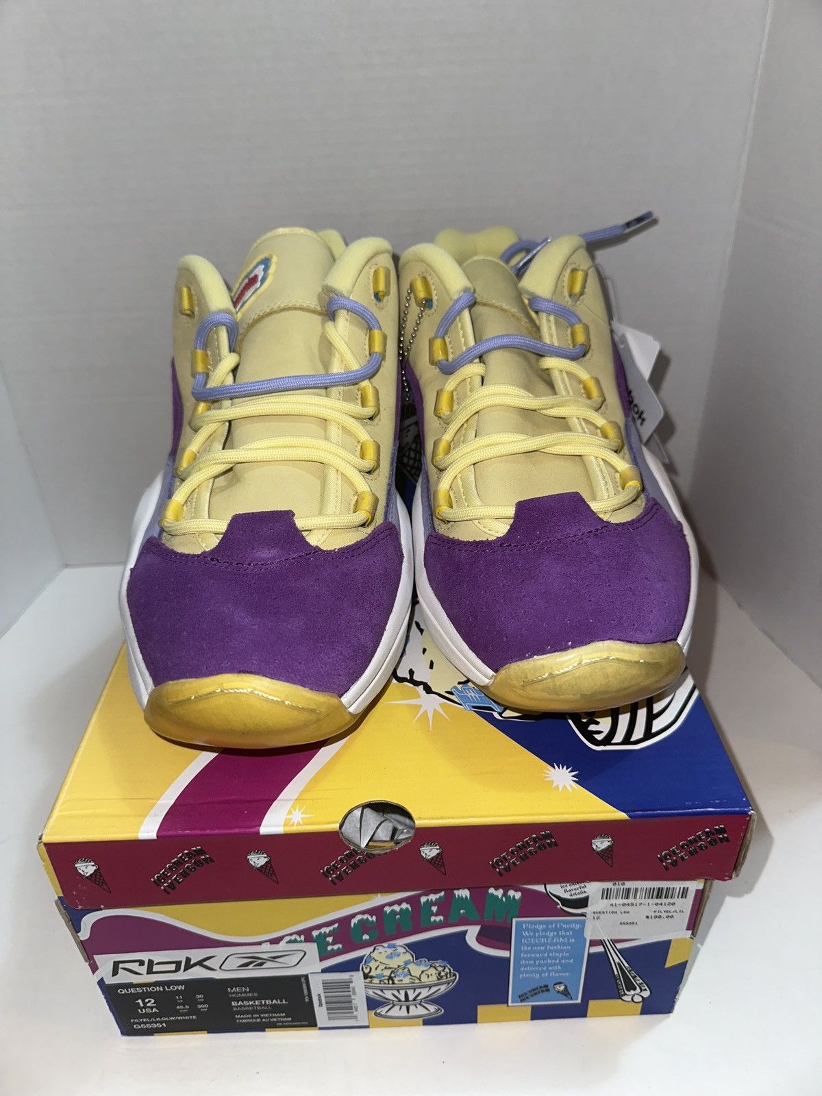 Icecream × Reebok BBC X AI Reebok Question Low DS US12 Size US 12 / EU 45 - 3 Thumbnail