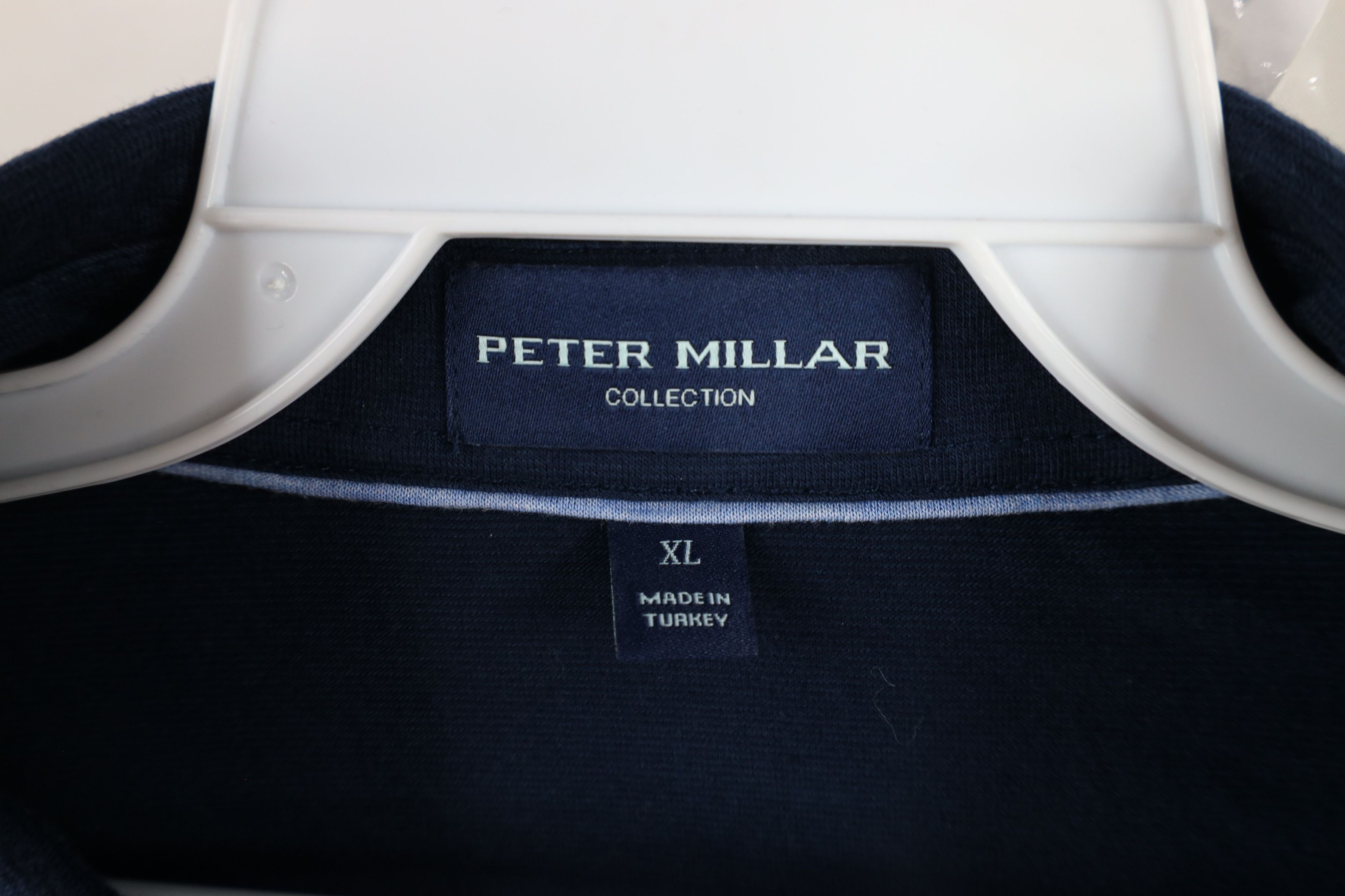 Peter Millar × Vintage Peter Millar Collection Short Sleeve Golf Polo Shirt Blue Size US XL / EU 56 / 4 - 5 Thumbnail