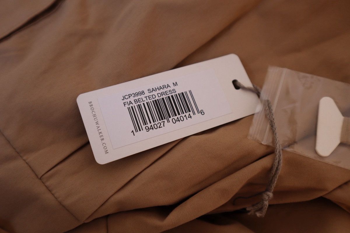 Brochu Walker NWT Brochu Walker Tan Button-Up Fia Dress Size M / US 6-8 / IT 42-44 - 7 Thumbnail