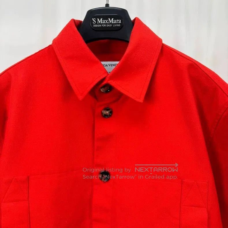 Bottega Veneta Bottega Veneta Red Short Sleeve Shirt. Size US L / EU 52-54 / 3 - 3 Thumbnail