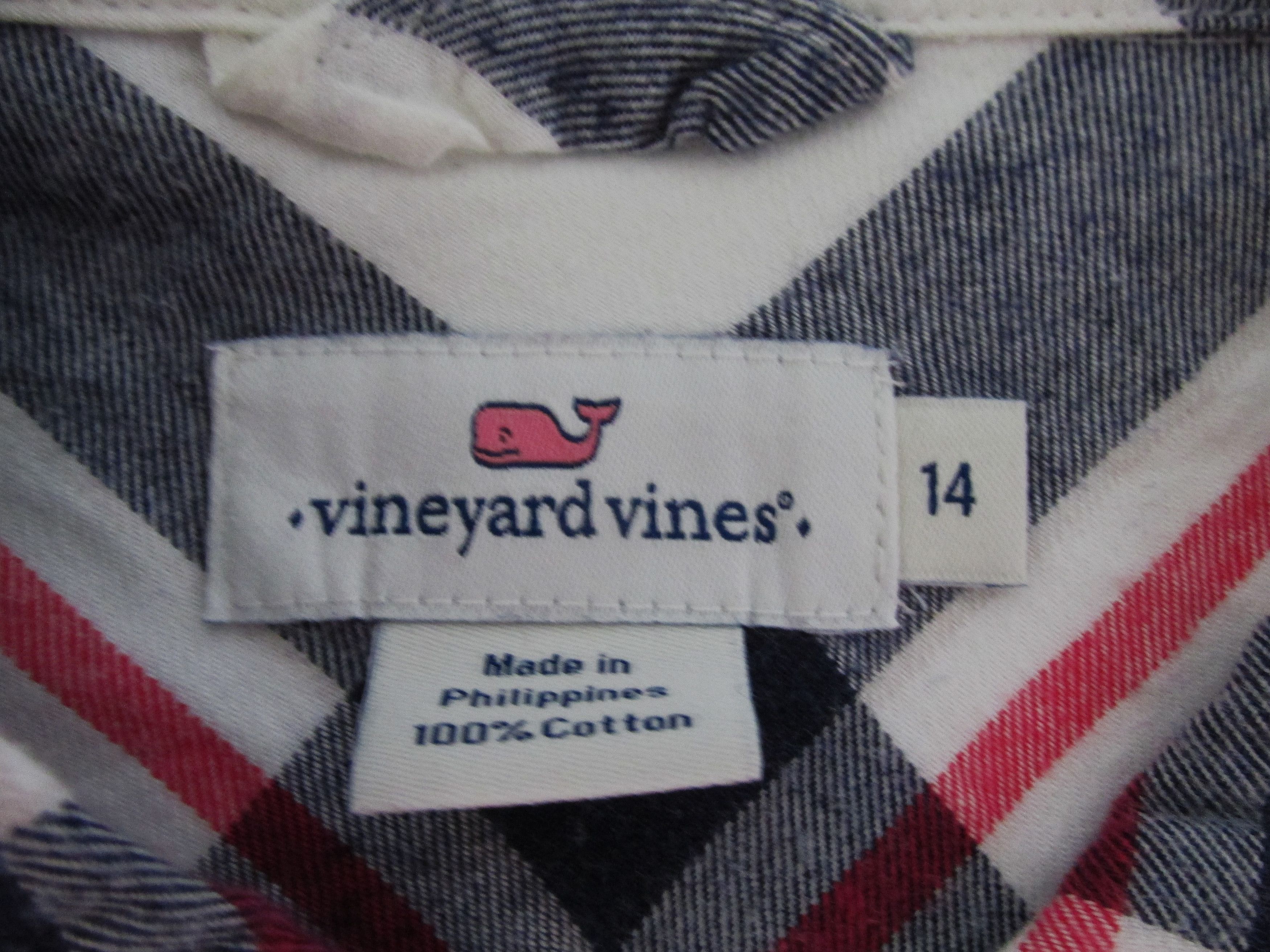 Vineyard Vines Vineyard Vines Women's Long Sleeve Cotton Shirt Size 14 Size XL / US 12-14 / IT 48-50 - 2 Thumbnail