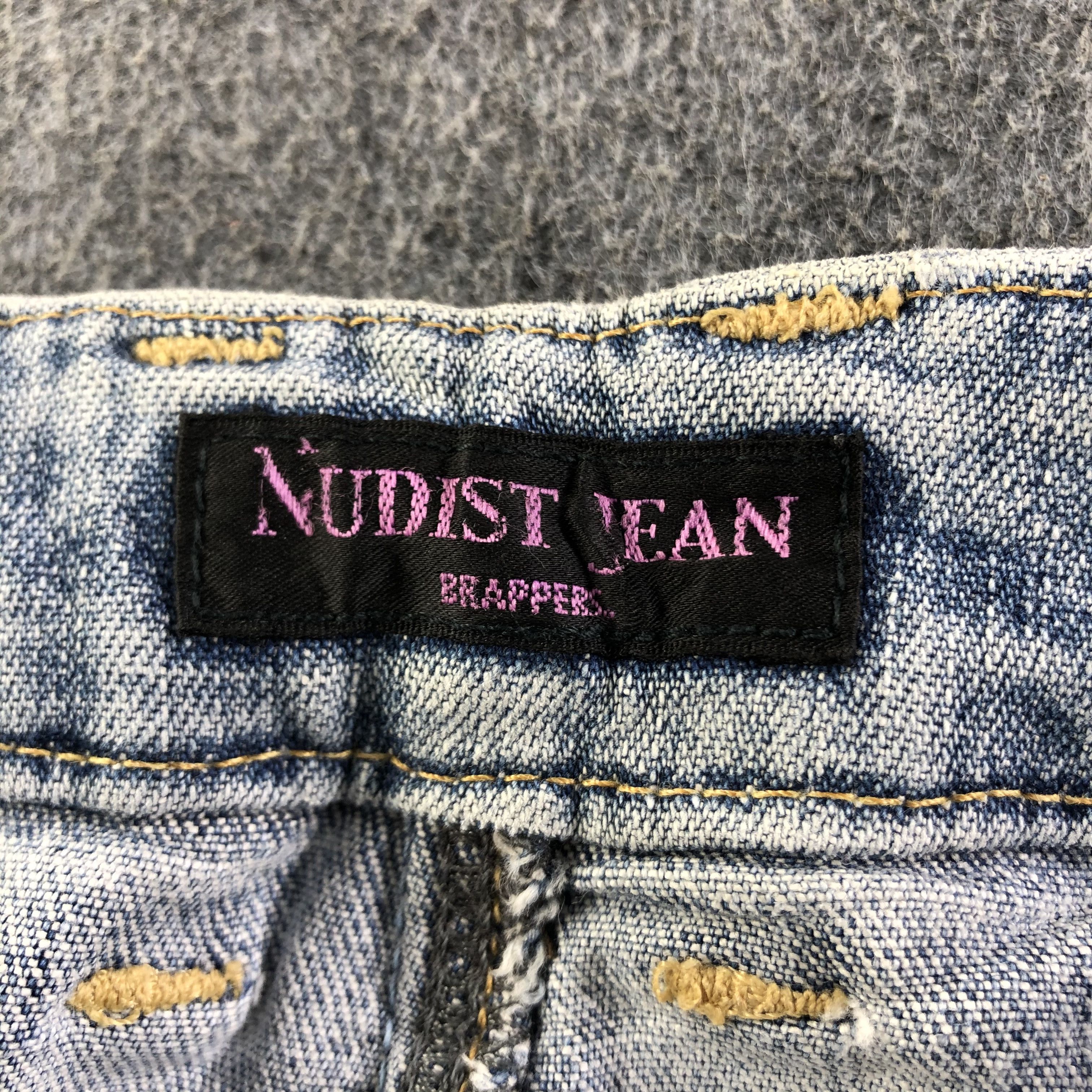 Vintage Vintage Nudist Jean Brappers -J3804 Size 27" / US 4 / IT 40 - 8 Thumbnail
