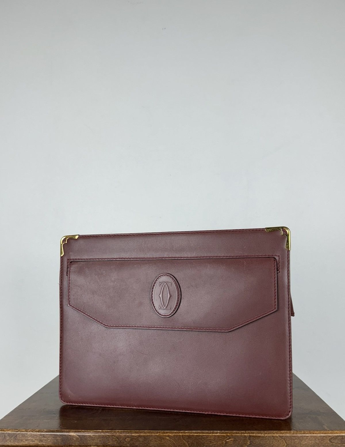 Vintage clutch bag Cartier 80-90s original luxury item - Main Image