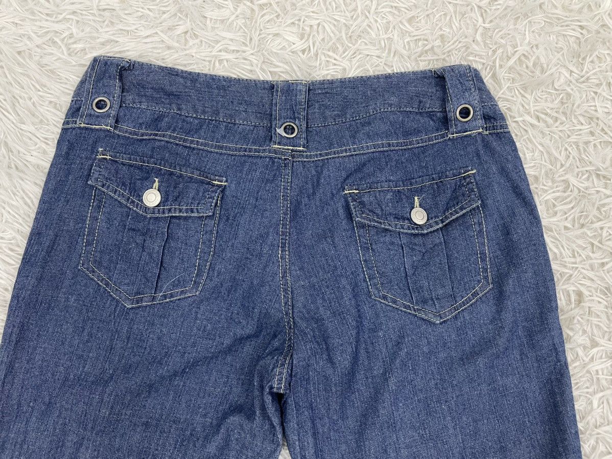 Japanese Brand Flare Jeans Pant Cargo Pockets Size 31" - 5 Thumbnail