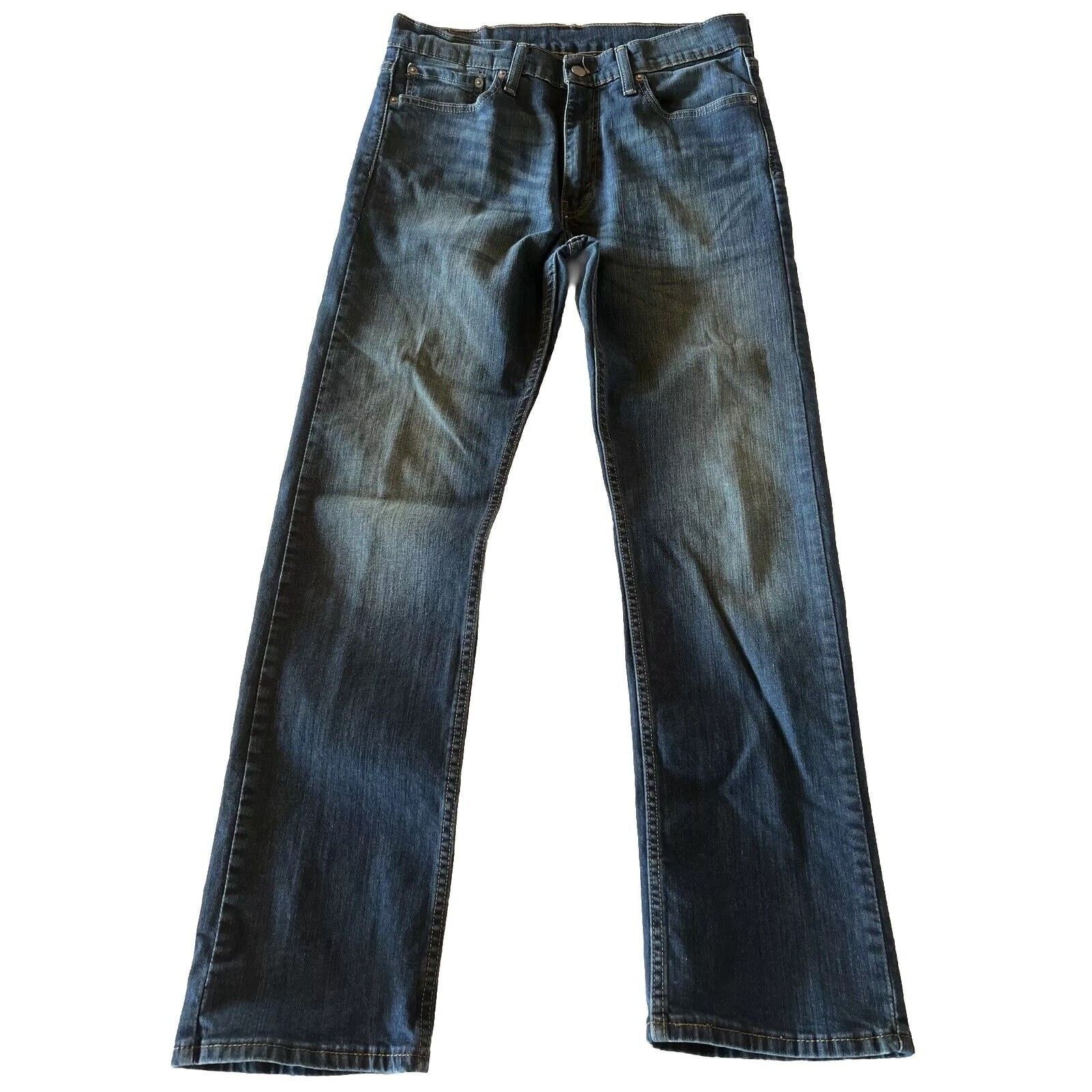 Levi's Levi’s 513 Mens Jeans 32x31 Regular Fit Blue Med Wash Cotton Size US 32 / EU 48 - 1 Thumbnail