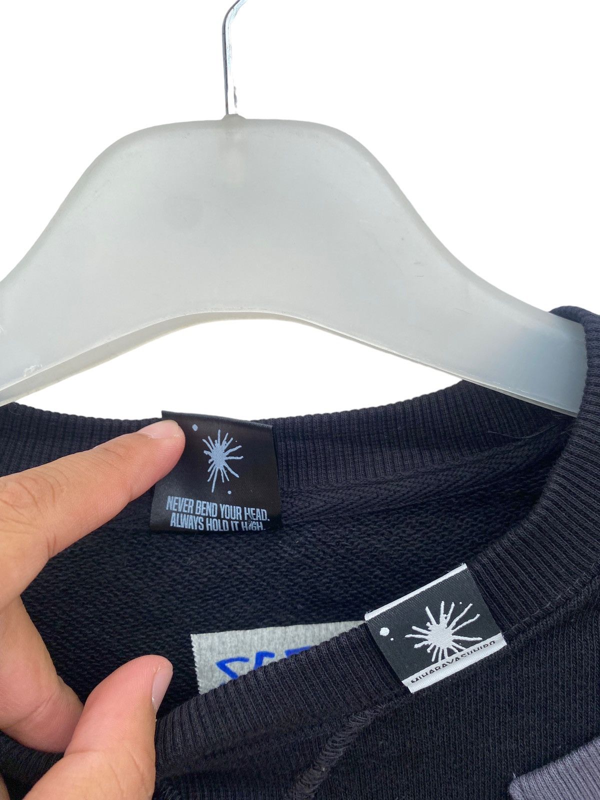 Maison MIHARA YASUHIRO Miharayasuhiro X GU Spellout Sweatshirt Size US XL / EU 56 / 4 - 5 Thumbnail