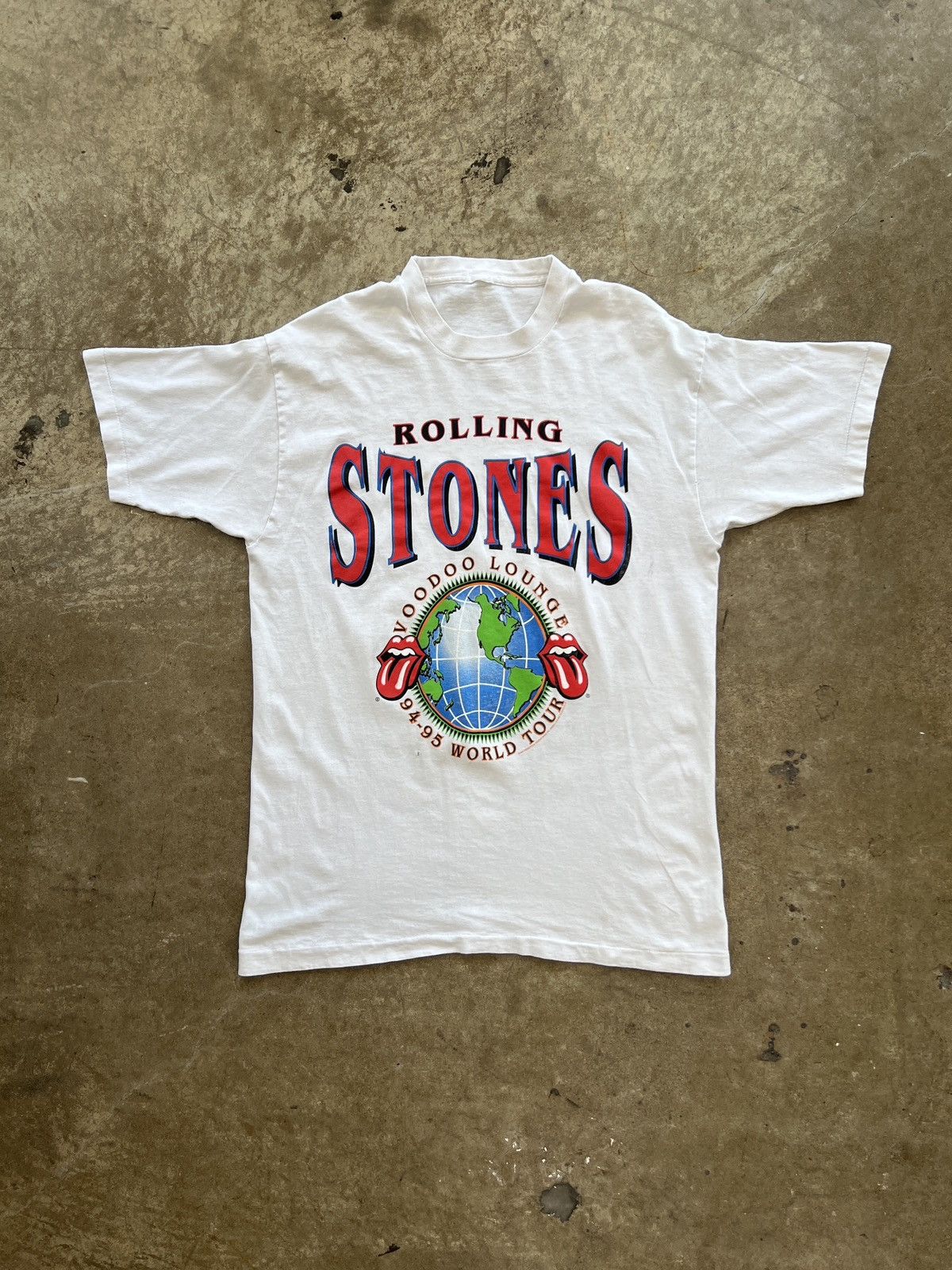 Band Tees Vintage Rolling Stones VooDoo Lounge 1995 World Tour Large Size US L / EU 52-54 / 3 - 2 Thumbnail