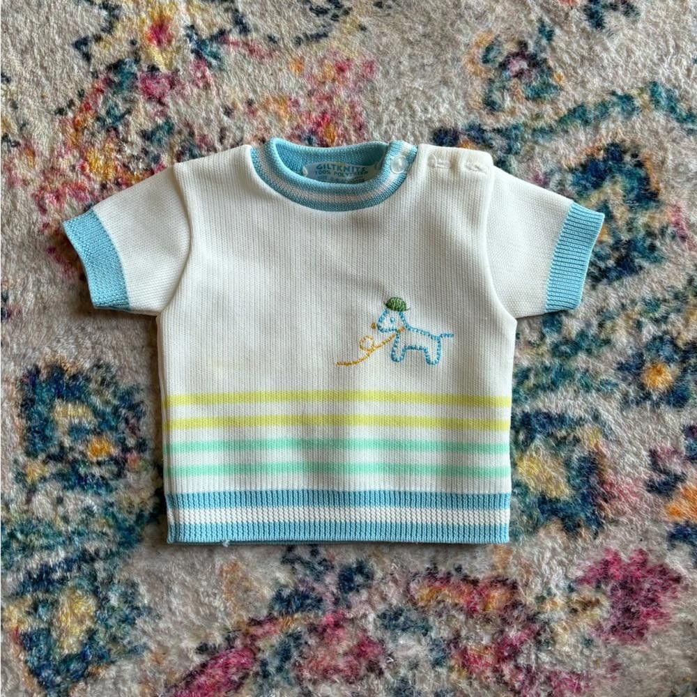 Designer Vintage baby outfit set Size ONE SIZE - 4 Thumbnail
