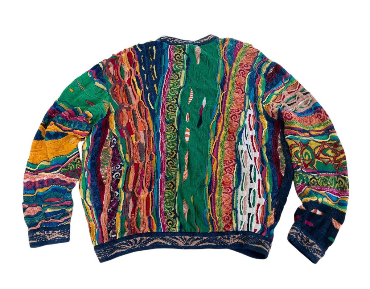 Coogi Rare Vintage 90s Coogi 3D Knit Sweater Rainbow Unicorn Size US M / EU 48-50 / 2 - 8 Thumbnail