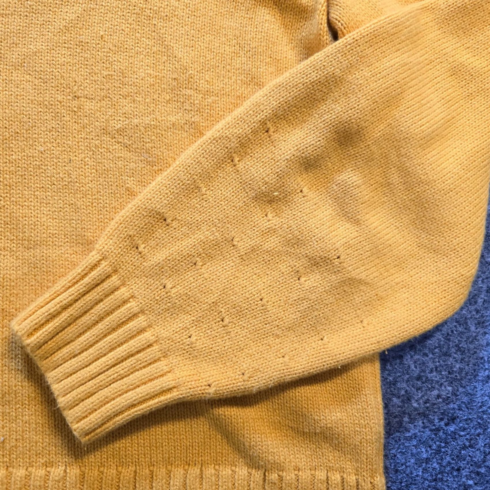 Talbots Talbots Sweater Women Large Petite Yellow Ruffle Trim Long Sleeve Casual Capsule Pullover Knit Crew Neck Mens WomensGirls Size L / US 10 / IT 46 - 4 Thumbnail