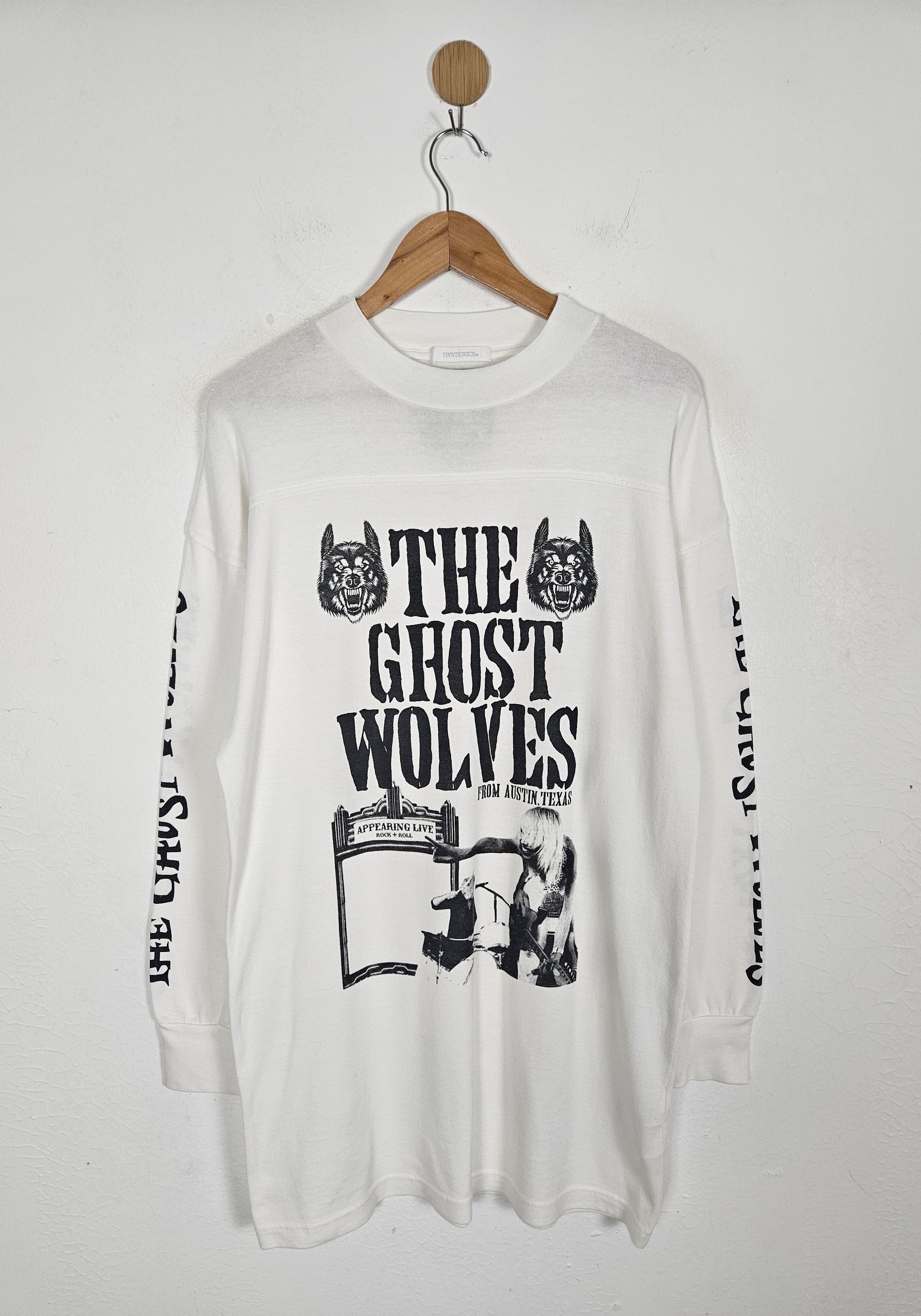 Band Tees × Hysteric Glamour Hysteric Glamour X The Ghost Wolves Band From Austin Taxes Size US L / EU 52-54 / 3 - 1 Thumbnail