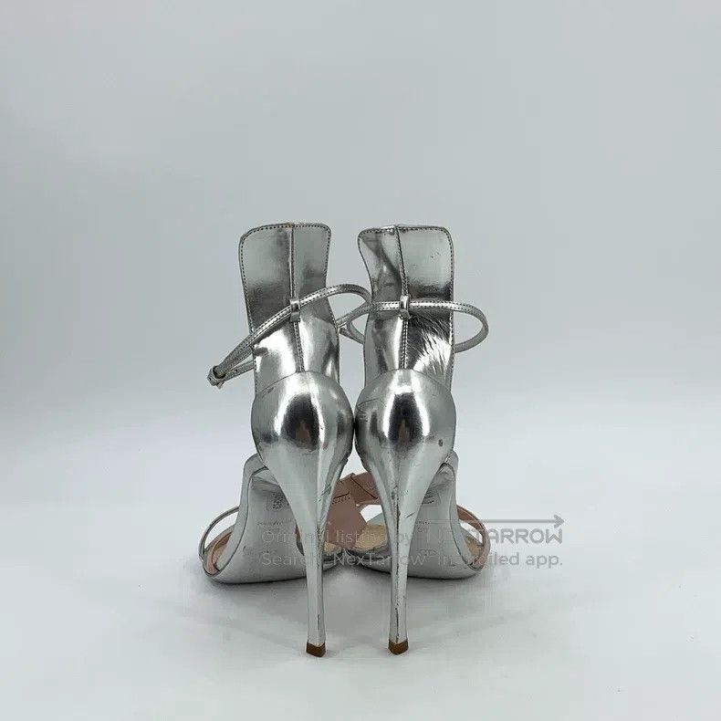 Dior Dior Silver buckled high-heeled sandals Size US 8.5 / IT 38.5 - 4 Thumbnail