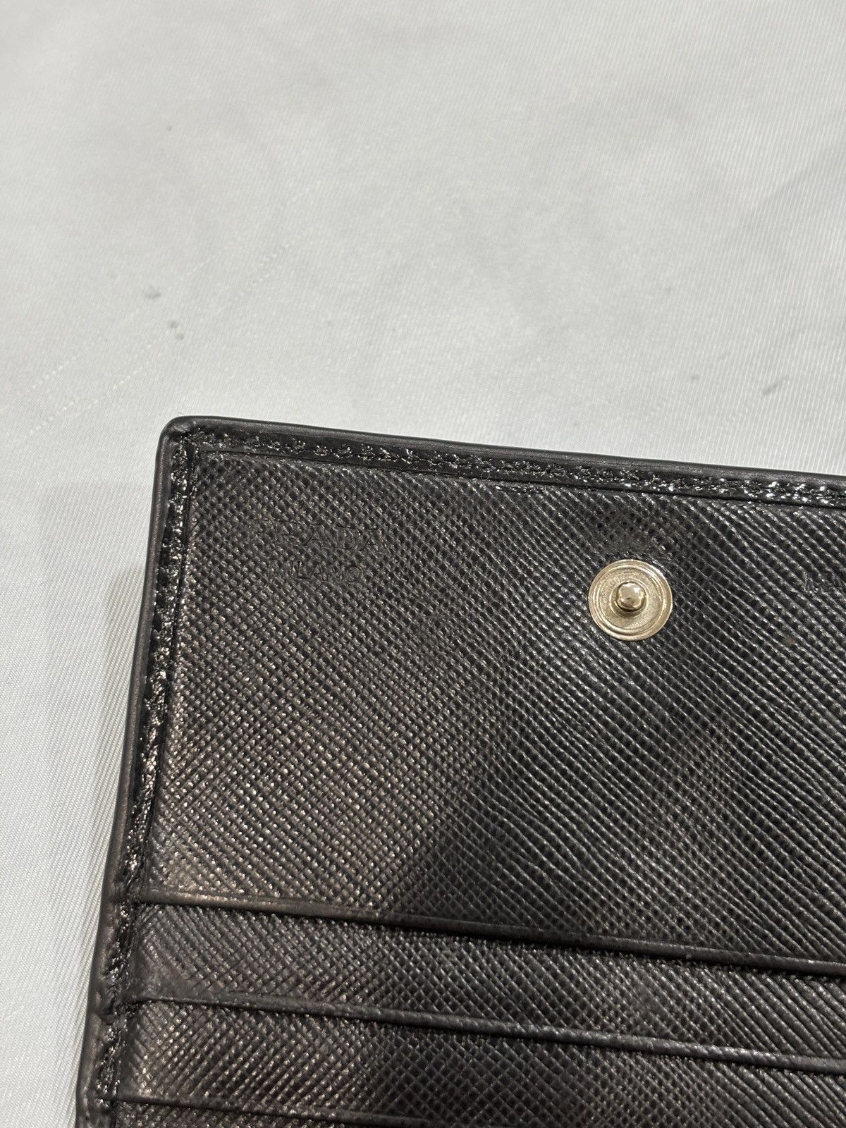 Prada Prada Saffiano Wallet Size ONE SIZE - 9 Thumbnail
