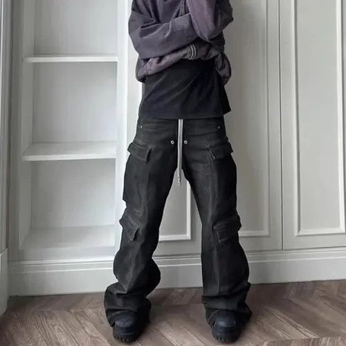 Japanese Brand × Vintage Harajuku Streetwear Pockets Baggy Jeans Size US 33 - 2 Thumbnail