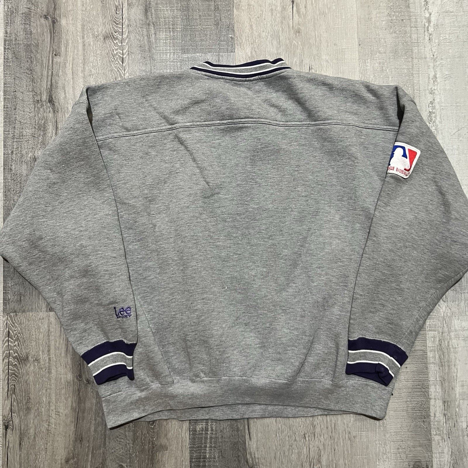 Lee VTG Colorado Rockies Grey 90s MLB Crewneck Mens Sweatshirt Size US XXL / EU 58 / 5 - 2 Thumbnail