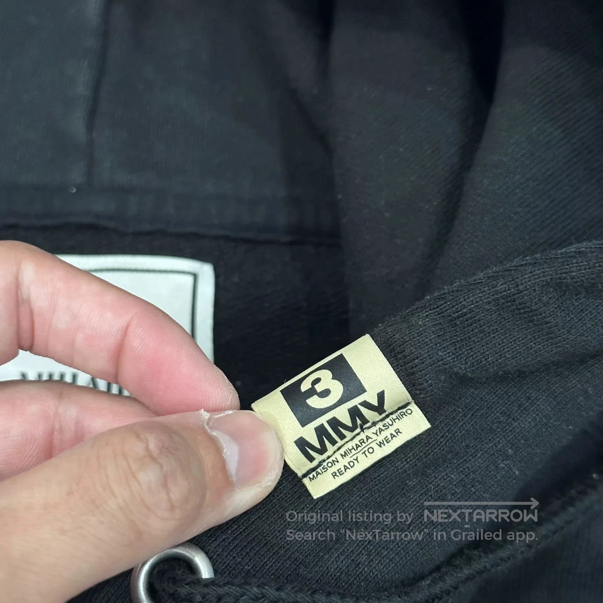 Maison MIHARA YASUHIRO Maison Mihara Yasuhiro Black Hoodie. Size US L / EU 52-54 / 3 - 5 Thumbnail