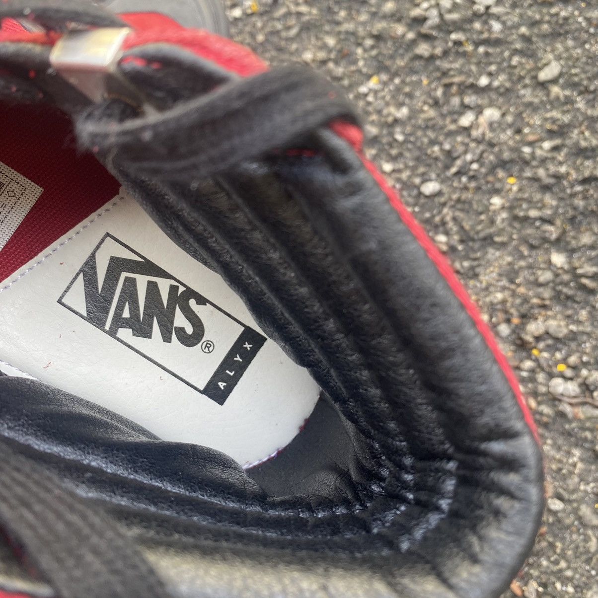 Alyx × Vans Alyx x Vans Sk8-Hi Red Sneakers Size US 8 / EU 41 - 10 Thumbnail