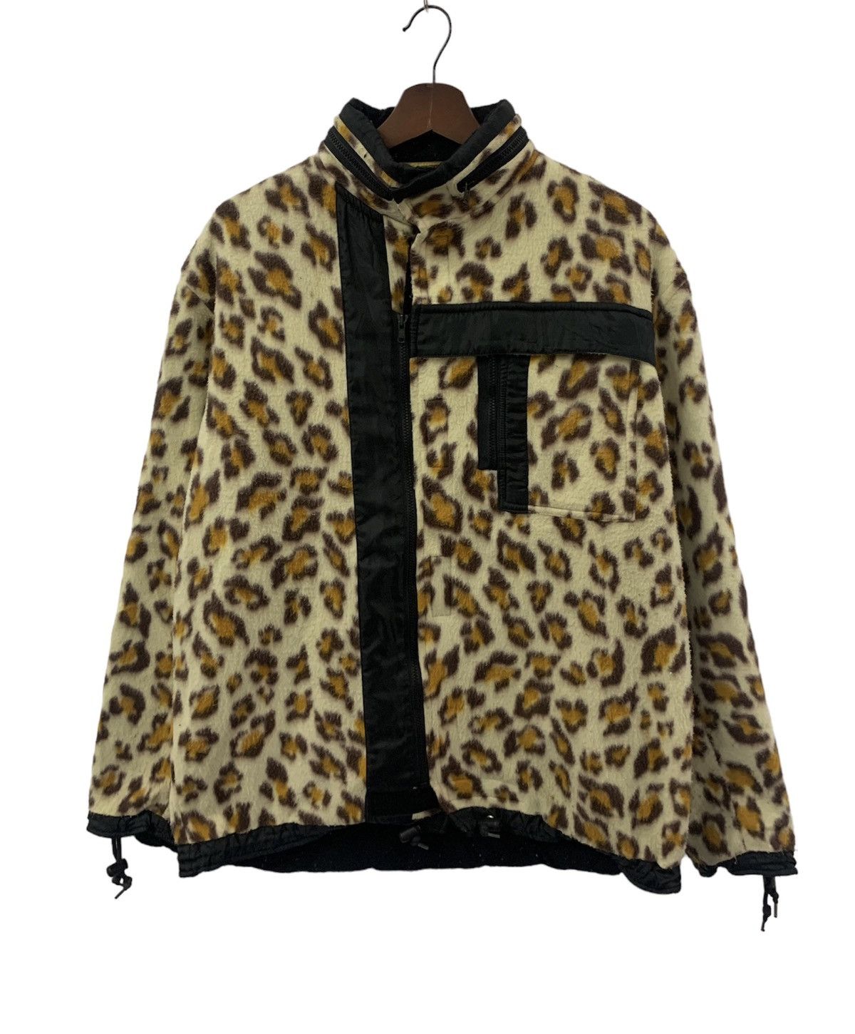 Beauty Beast Vintage MILKBOY Cyberpunk Leopard Fleece Jacket Size US L / EU 52-54 / 3 - 1 Thumbnail