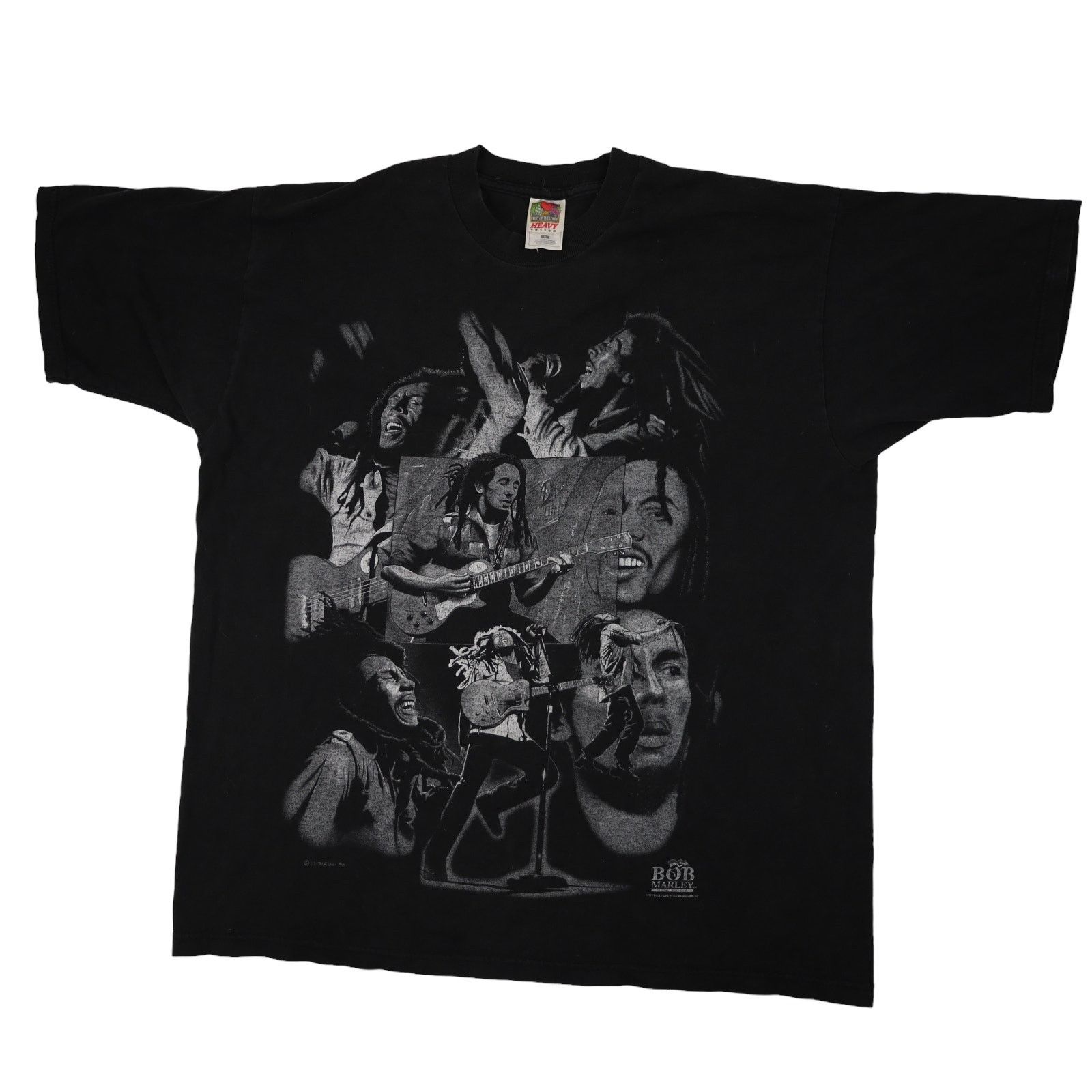 Band Tees × Vintage Vintage Bob Marley Collage Grapic T Shirt Size US XL / EU 56 / 4 - 1 Thumbnail