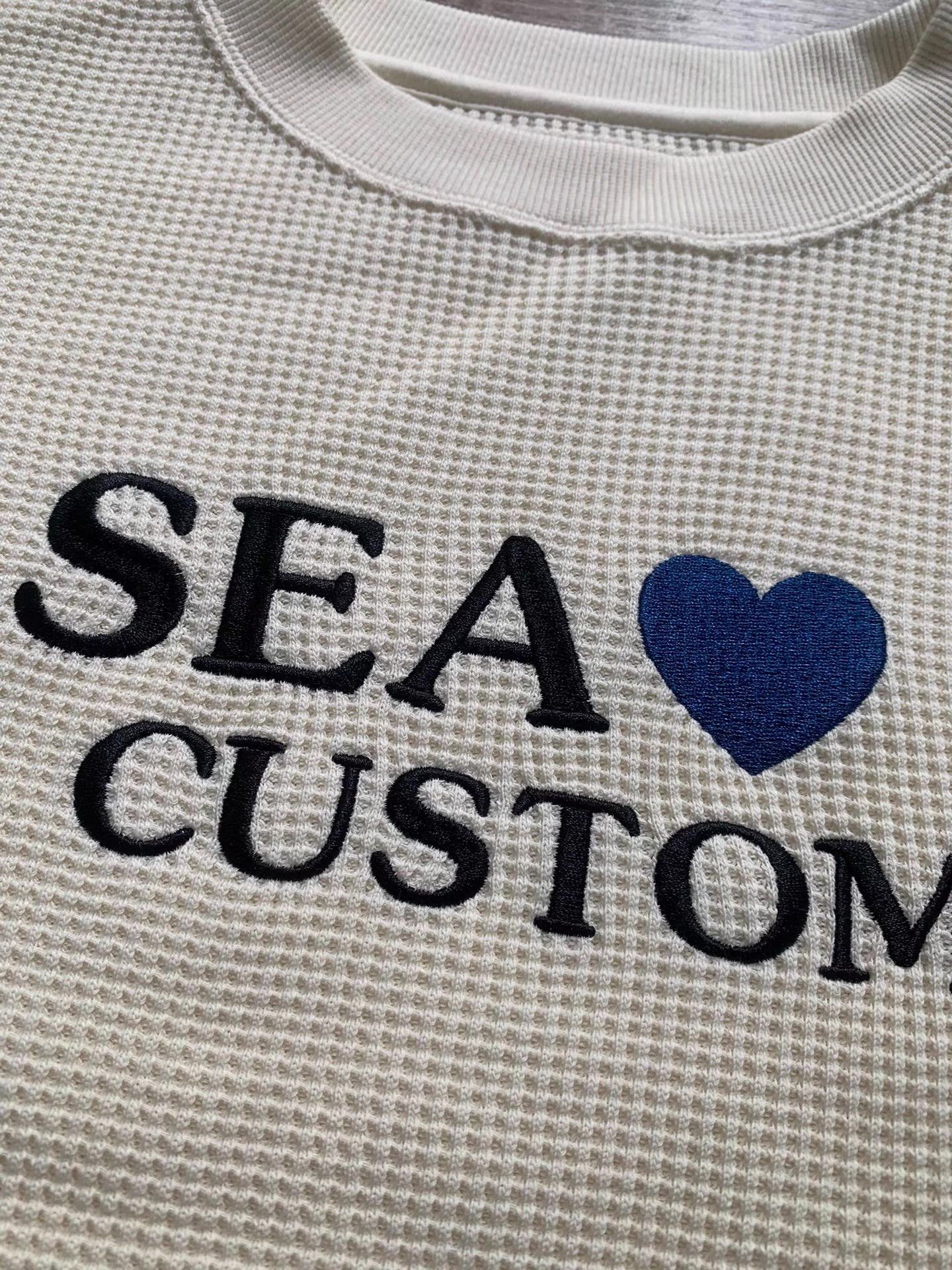 Supreme WIND AND SEA Waffle Crew Neck Shirt Ｑ22 Size US M / EU 48-50 / 2 - 4 Thumbnail