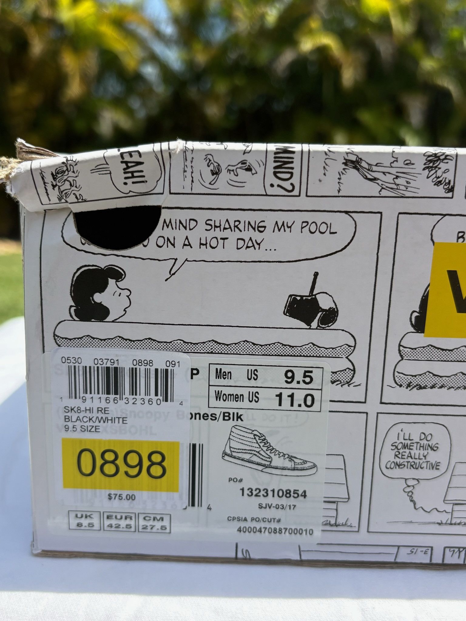 Peanuts × Vans Peanuts x Vans Skate High Tops Size US 9.5 / EU 42-43 - 5 Thumbnail