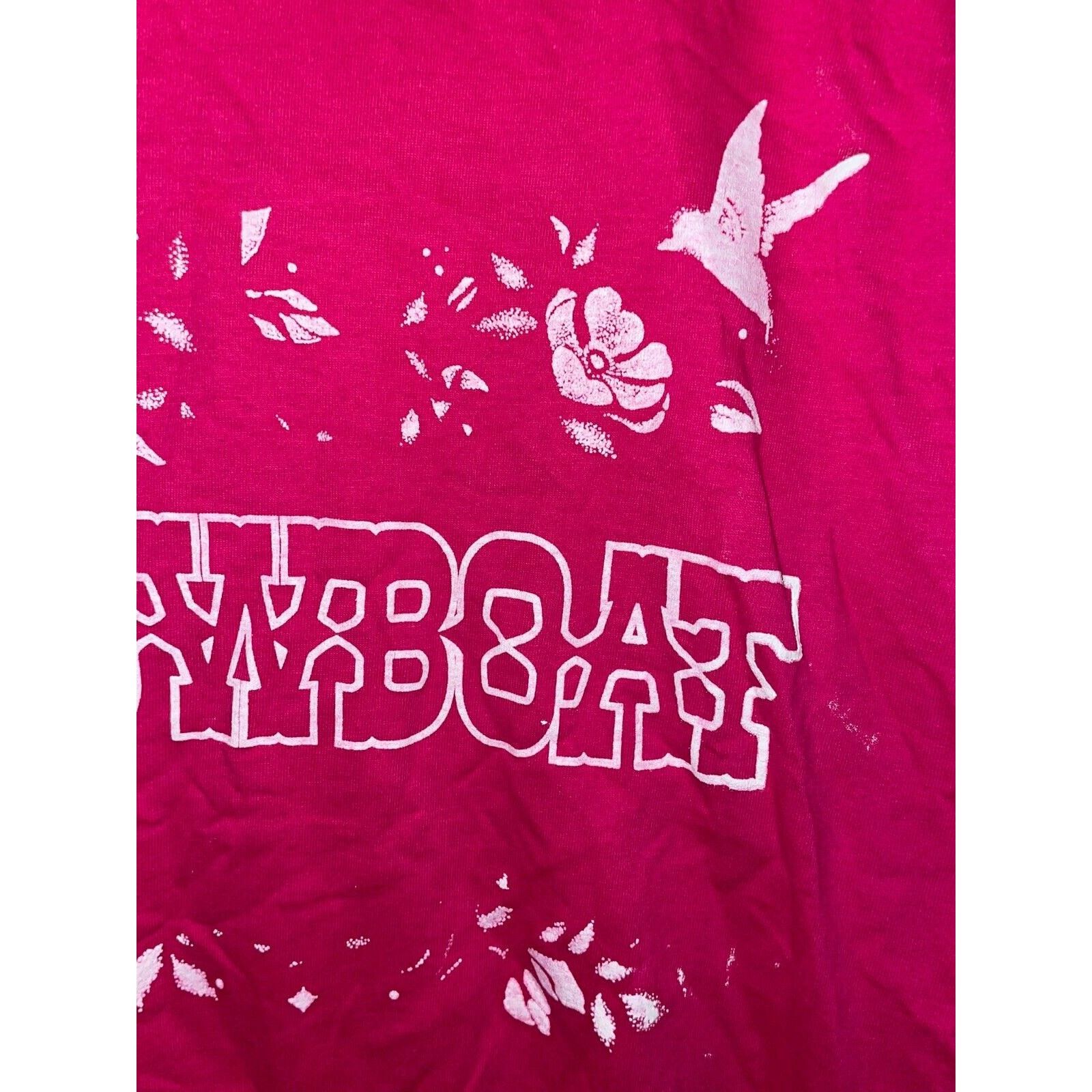 Jerzees Vintage Showboat Shirt Show Boat Pink Tee 90s VTG L Large Size US L / EU 52-54 / 3 - 4 Thumbnail