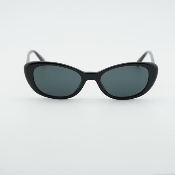 Saint Laurent Paris Saint Laurent SL 822 001 Sunglasses Shiny Black Cat Eye Size ONE SIZE - 2 Thumbnail