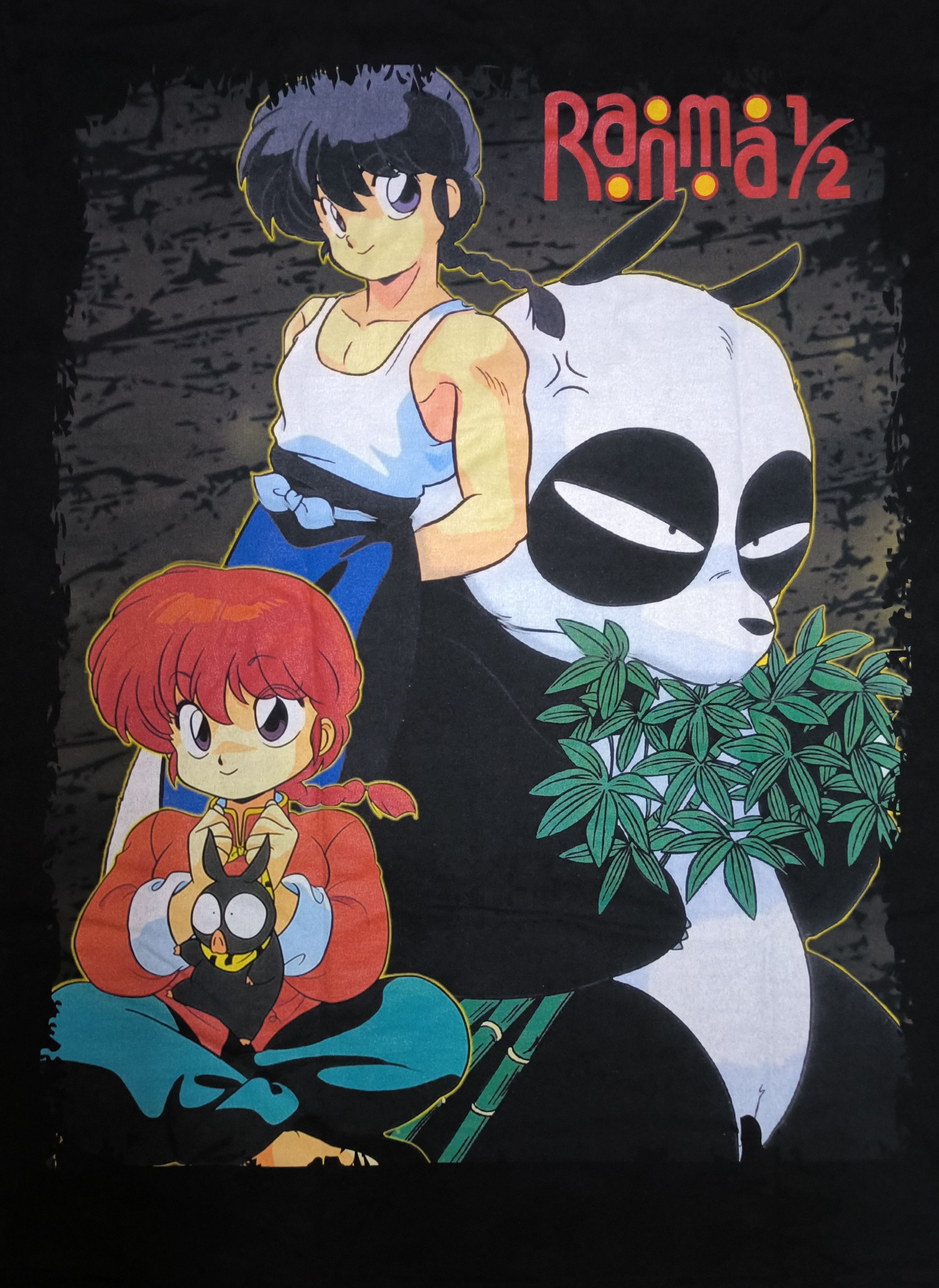 Anime RARE Bootleg Ranma 1/2 Overprint Size US XL / EU 56 / 4 - 4 Thumbnail