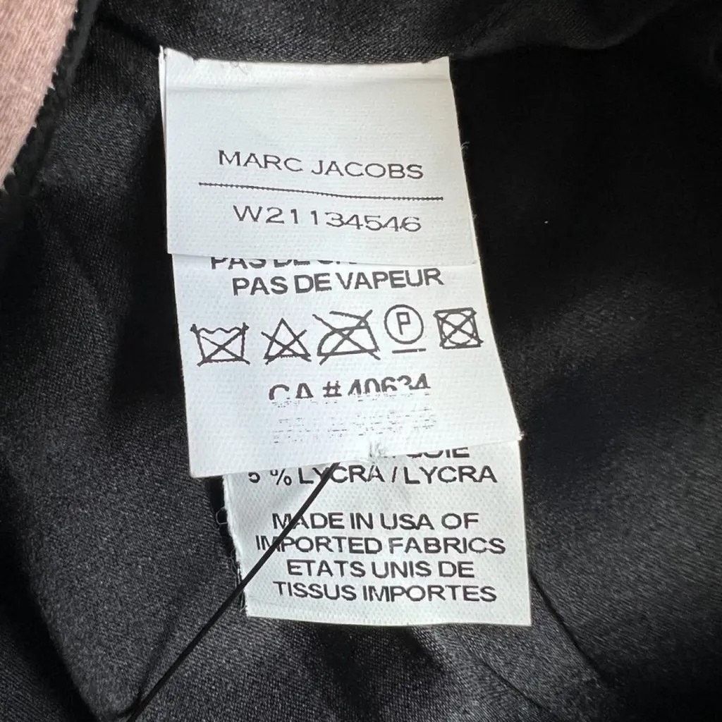 Marc Jacobs Marc Jacobs Pink Black Embroidered Sleeveless Midi Dress,US4 Size S / US 4 / IT 40 - 12 Thumbnail