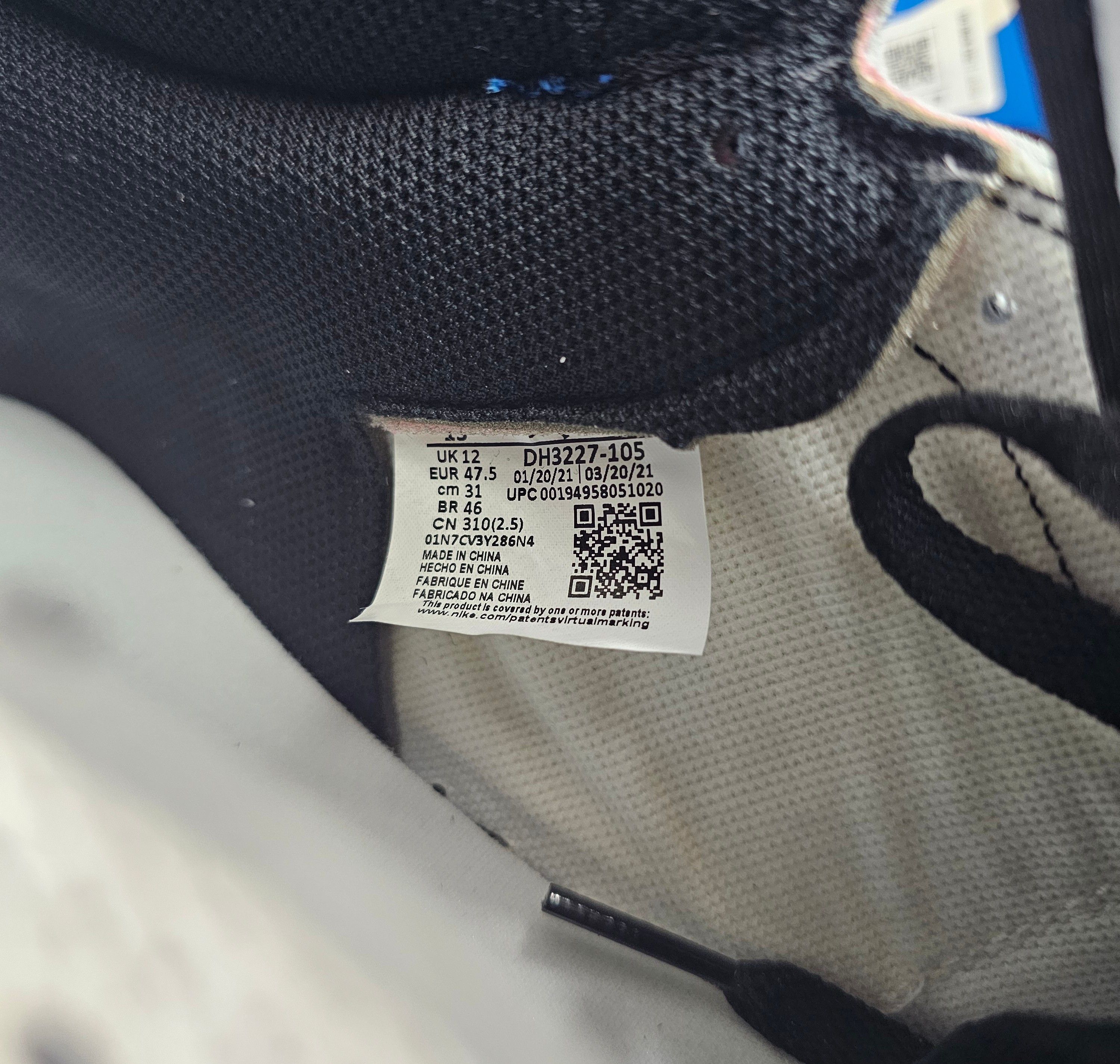 Fragment Design × Jordan Brand × Travis Scott Nike Jordan 1 High OG Fragment Design x Travis Scott Men's Size US 13 / EU 46 - 10 Thumbnail