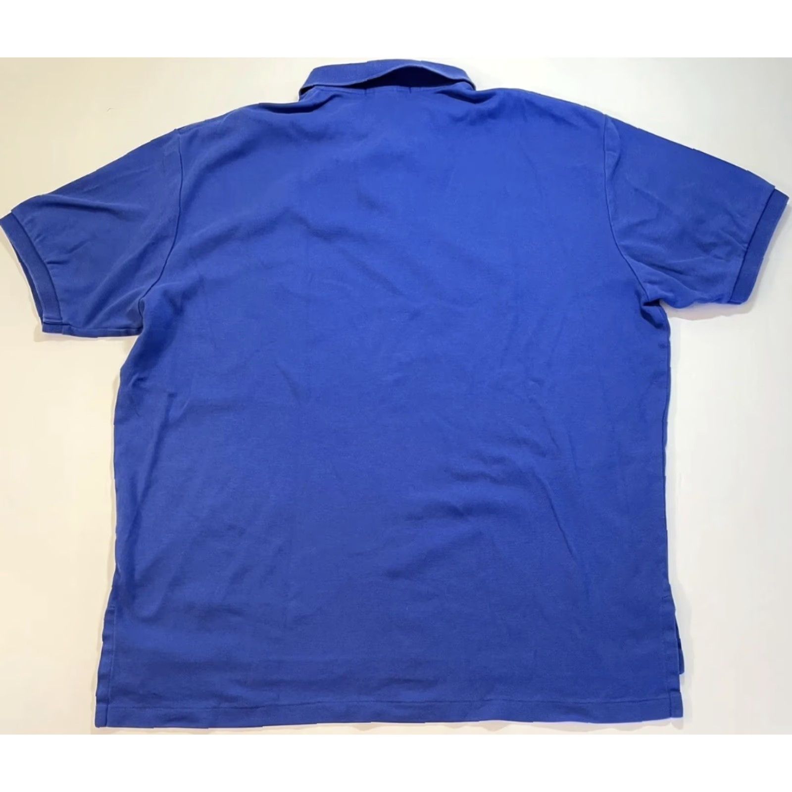 Polo Ralph Lauren VINTAGE Polo Ralph Lauren Shirt XL Mens Polo Golf Blue 100% Cotton Short Sleeve Regular Size US XL / EU 56 / 4 - 4 Thumbnail