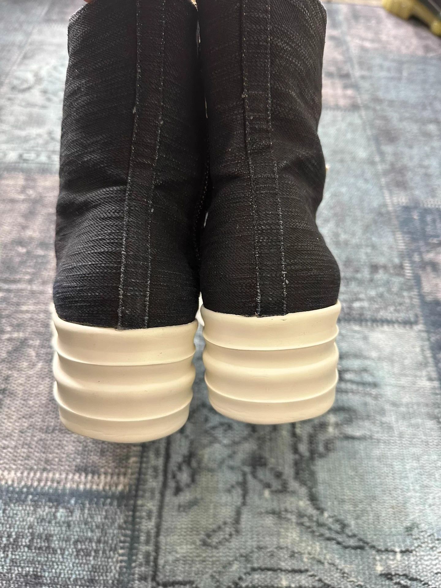 Rick Owens Rick Owens Waxed Double Layer Platform Converse 42 Size US 9 / EU 42 - 6 Thumbnail