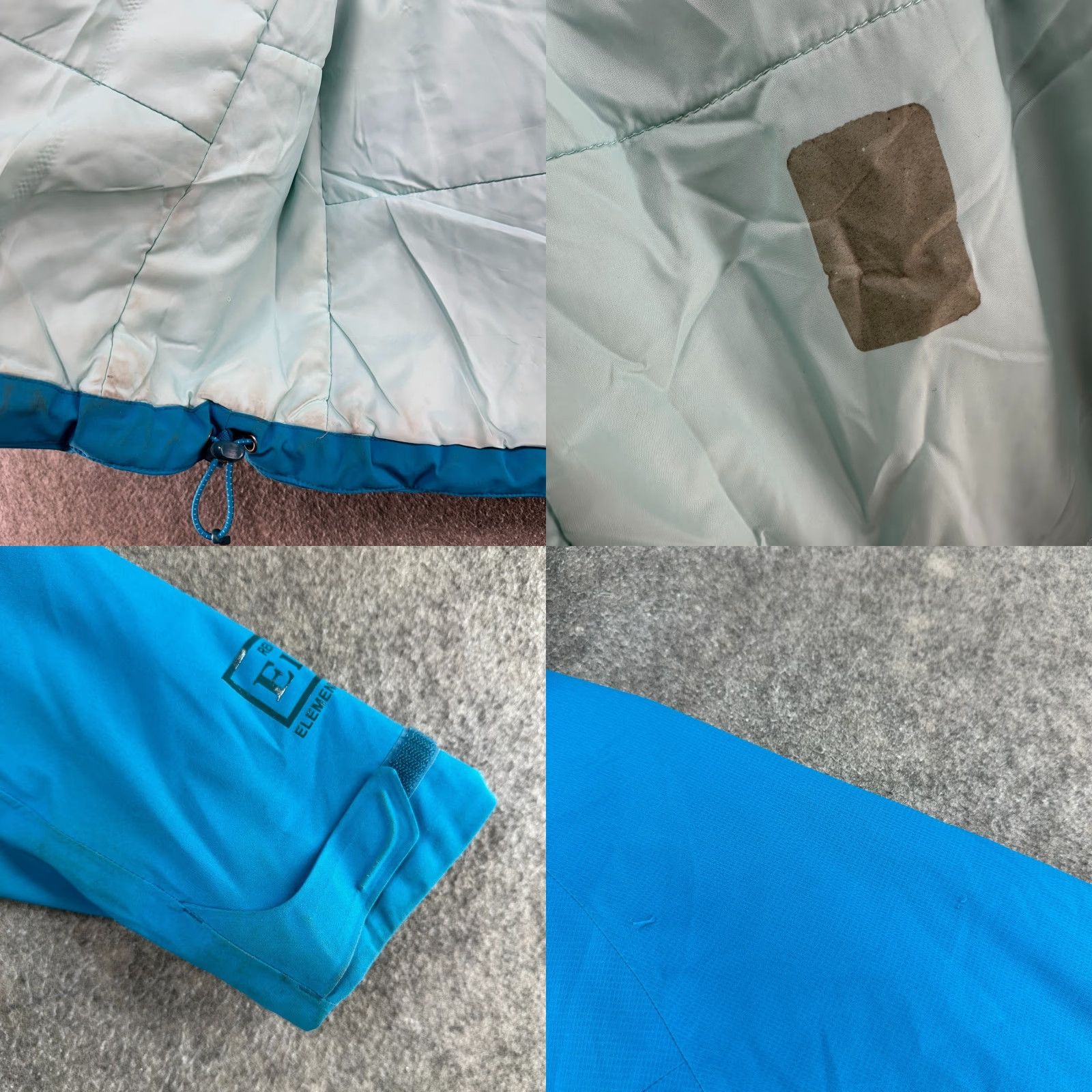 Vintage REI Womens XL Blue Hooded Windbreaker Shell Jacket Zip Full Zip Casual Outdoor Weatherproof Size XL / US 12-14 / IT 48-50 - 9 Thumbnail