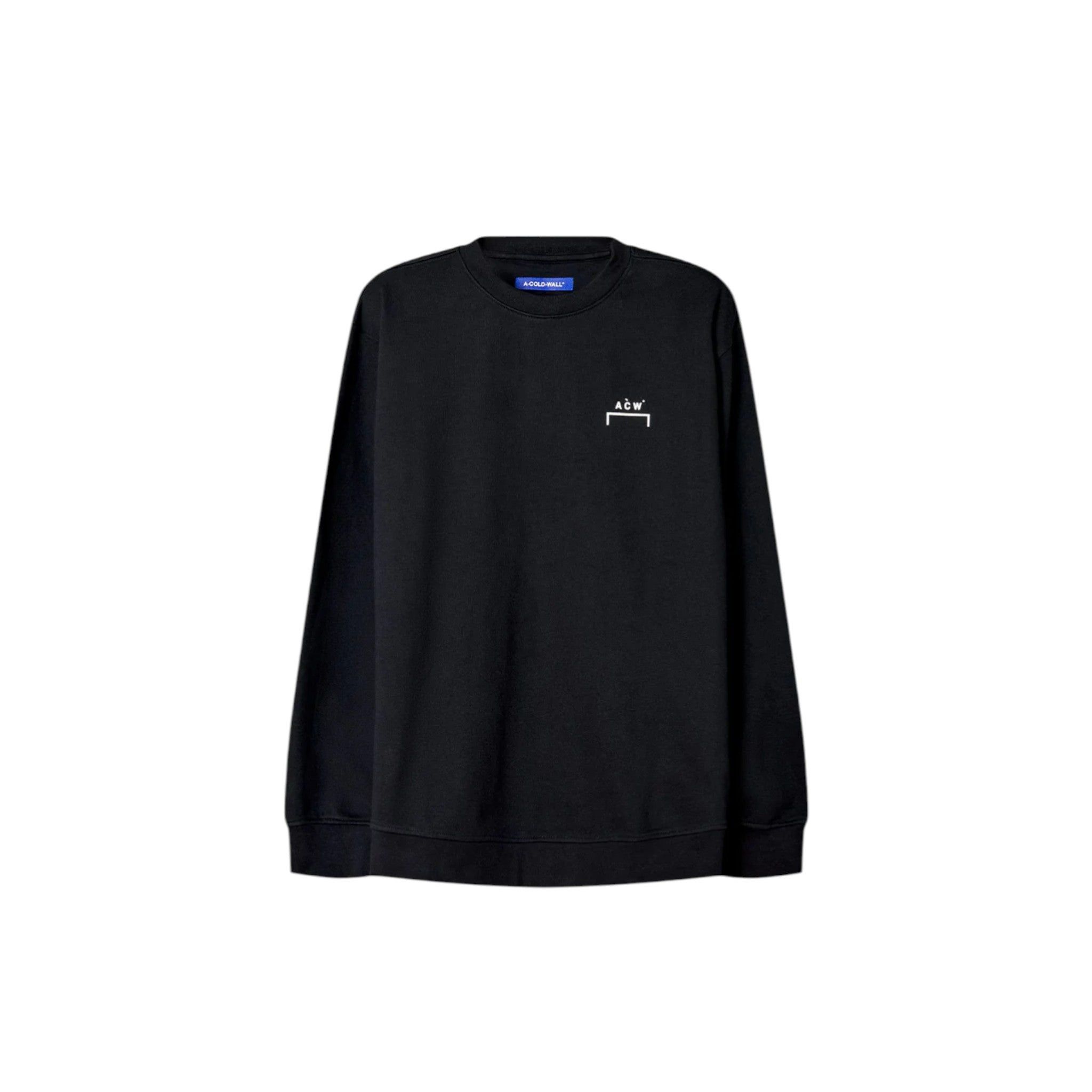 A-COLD-WALL* A-COLD-WALL Burcham Logo Crew Black Size US XL / EU 56 / 4 - 1 Thumbnail