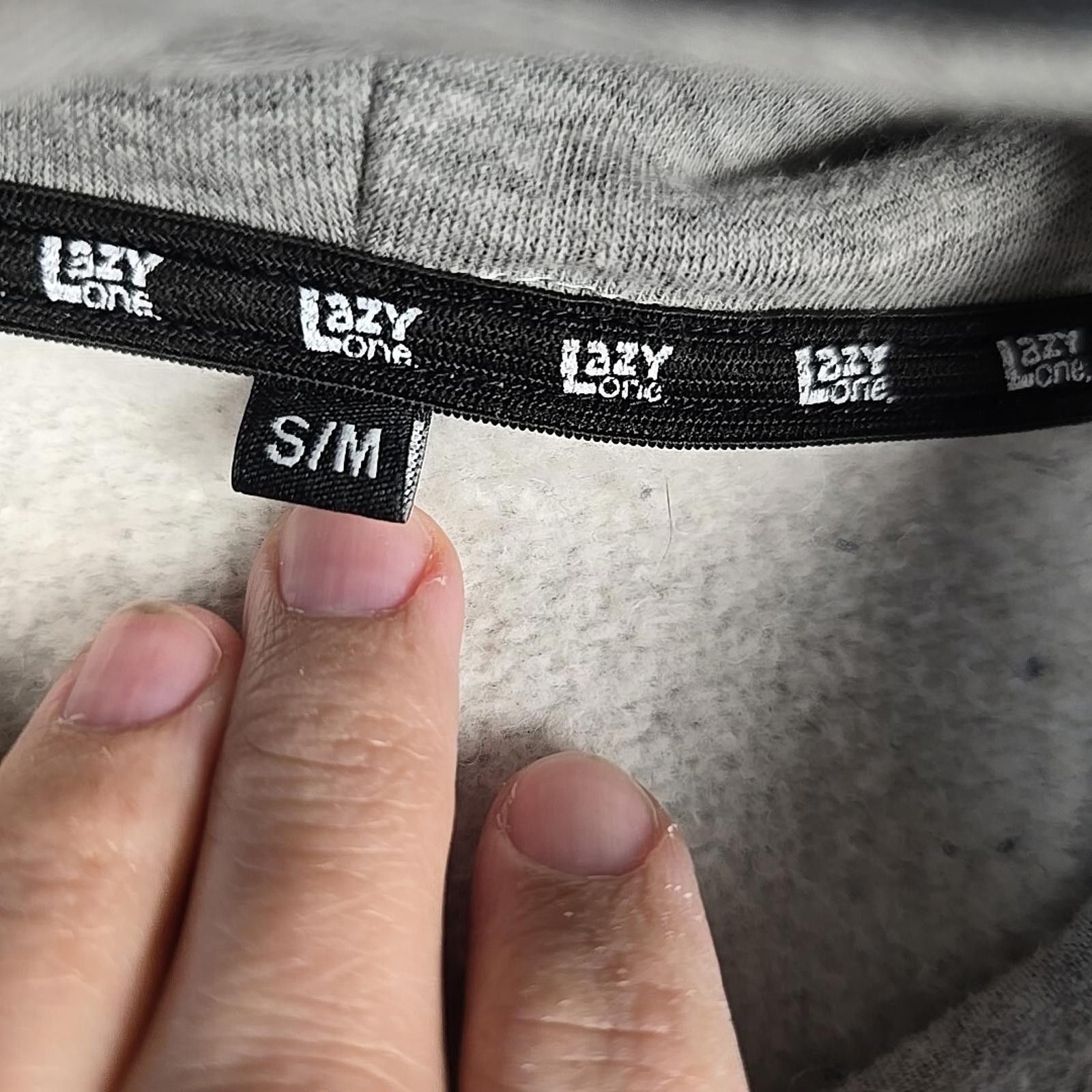 Other Lazy One Gray Sleep Fleece Hoodie Women’s Size S/M Size ONE SIZE - 5 Thumbnail