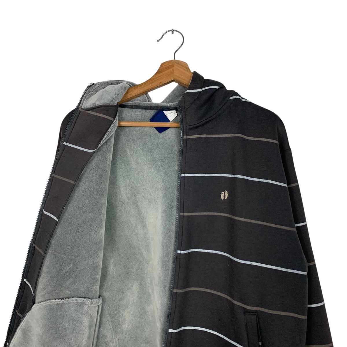 Hang Ten HANG TEN Striped Small Logo Pullover Hoodies #1568-C70 Size US M / EU 48-50 / 2 - 9 Thumbnail