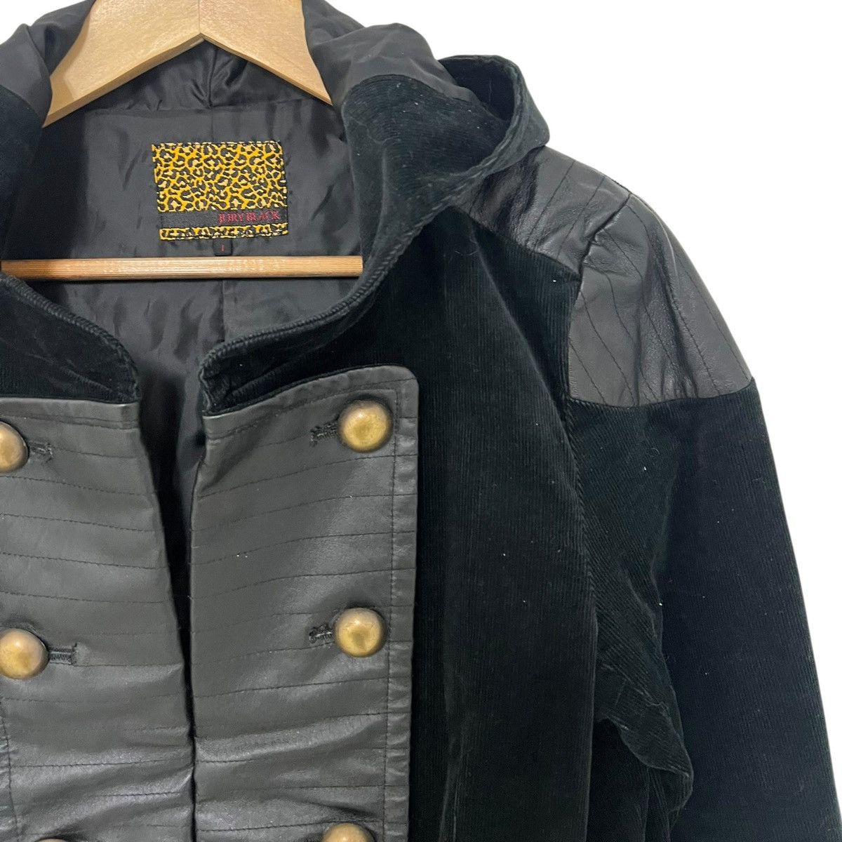 Japanese Brand Jury black napolean leather jacket Size US S / EU 44-46 / 1 - 2 Thumbnail