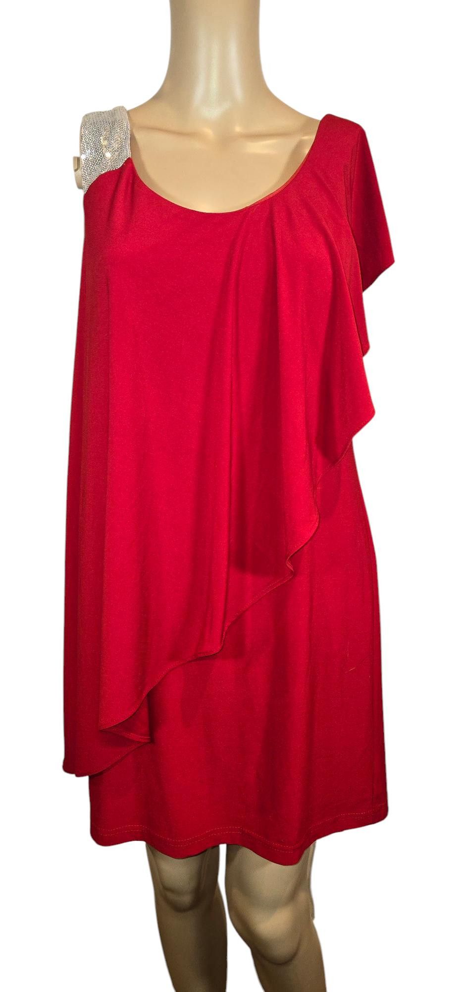 Other Elegant Red Dress by Dressbarn - Size 8P Size M / US 6-8 / IT 42-44 - 1 Thumbnail