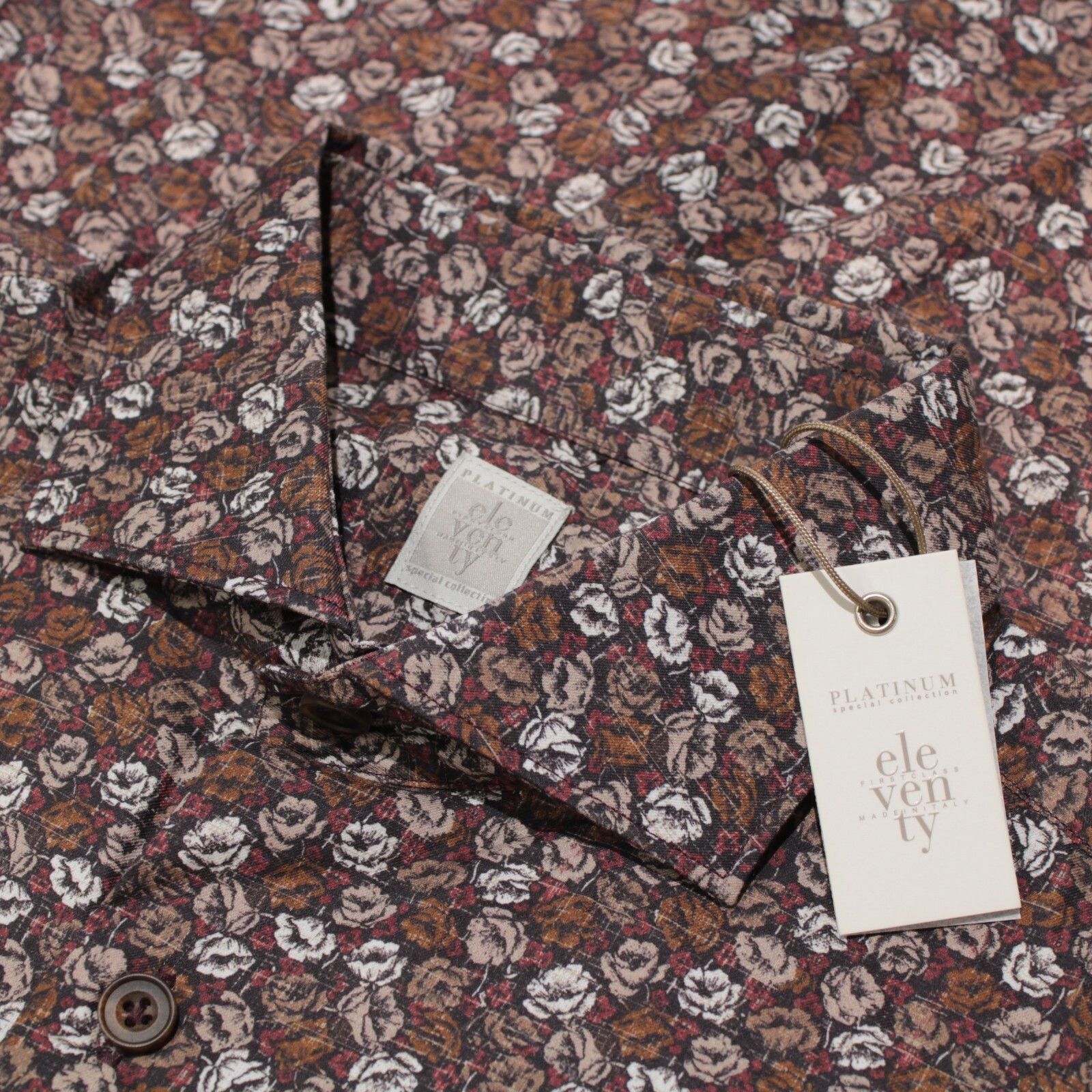 Eleventy Eleventy New with tags Shirt Size M US In Brown Size US M / EU 48-50 / 2 - 1 Thumbnail