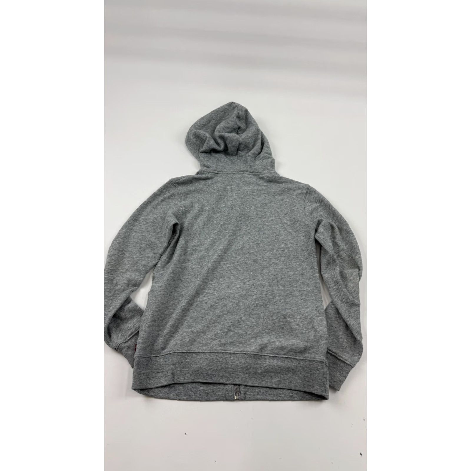 Levi's VINTAGE Levi's Hoodie Womens XS Gray Heather Full Zip Spell Out Logo Sweatshirt Jacket Size XS / US 0-2 / IT 36-38 - 6 Thumbnail