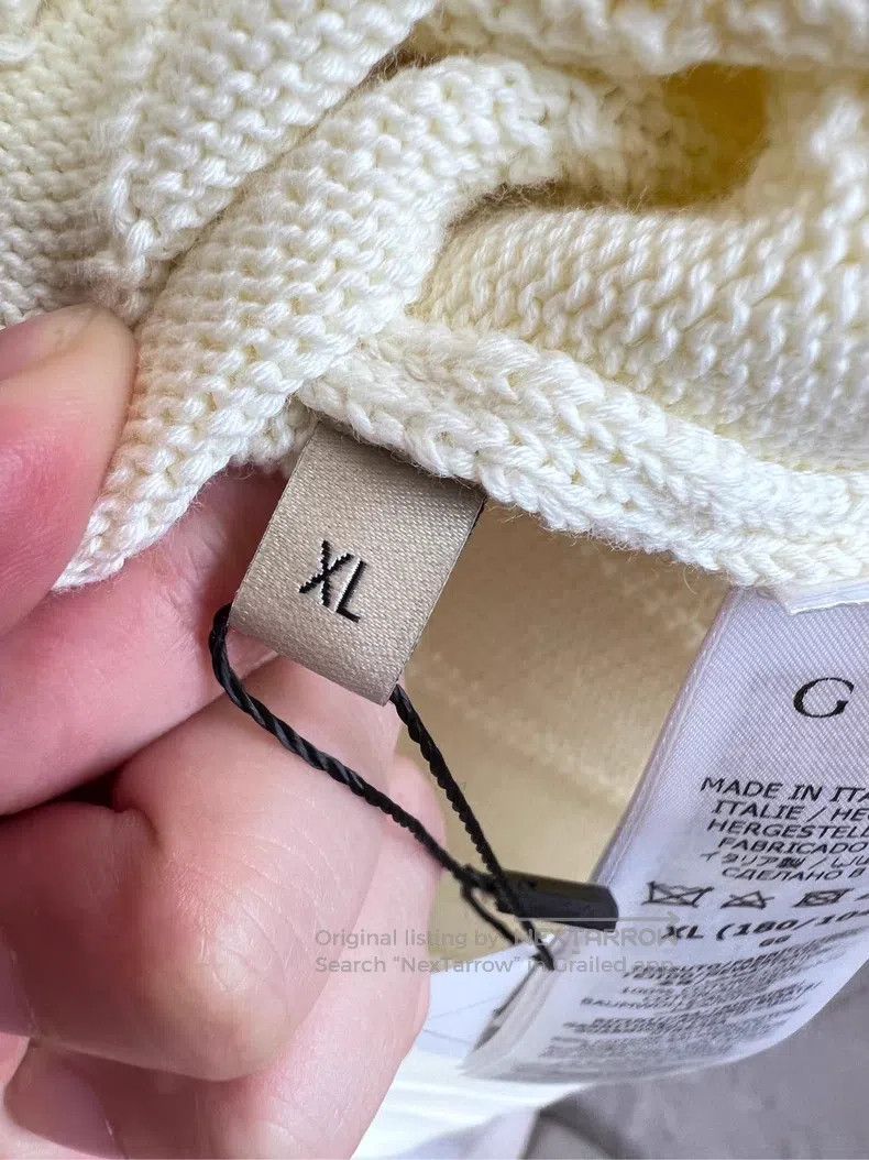 Gucci Gucci Embroidered double G logo striped gold buckle knitte Size XL / US 12-14 / IT 48-50 - 5 Thumbnail