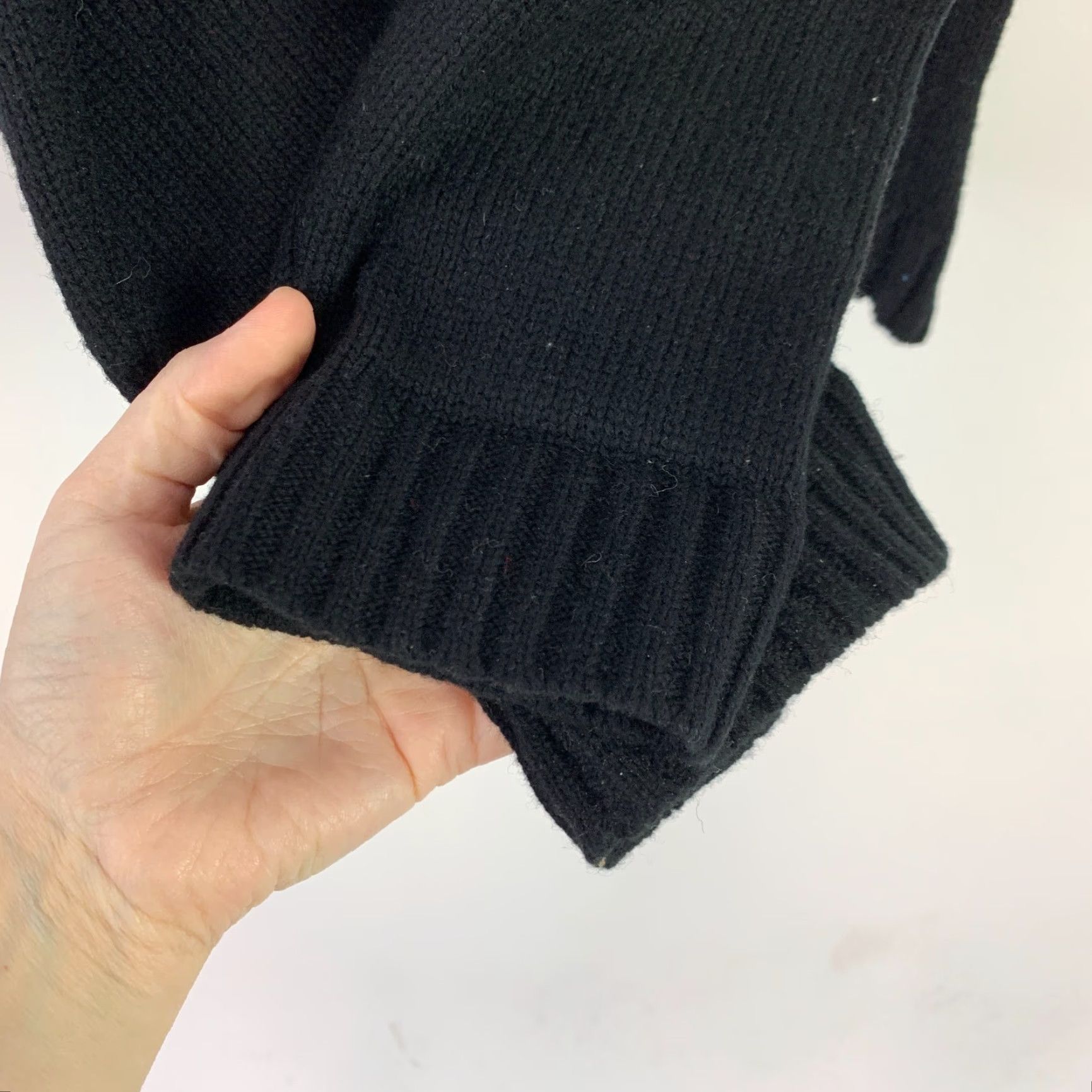 Banana Republic VINTAGE Banana Republic Factory Fair Isle Lambswool Black Sweater Large Size US L / EU 52-54 / 3 - 5 Thumbnail