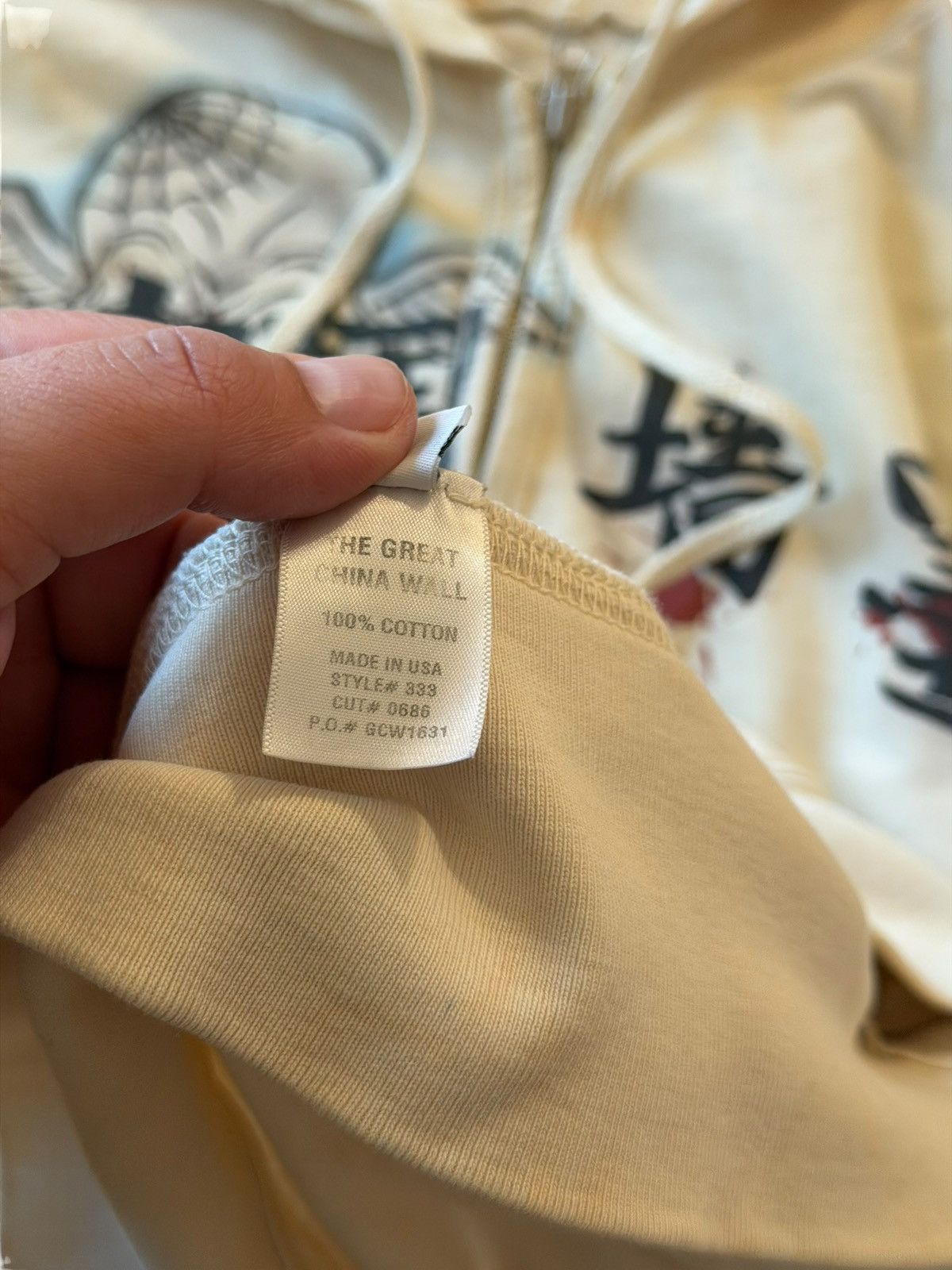 The Great China Wall *RARE* 90s VINTAGE THE GREAT CHINA WALL TGCW HOODIE INK LA Size L / US 10 / IT 46 - 16 Thumbnail