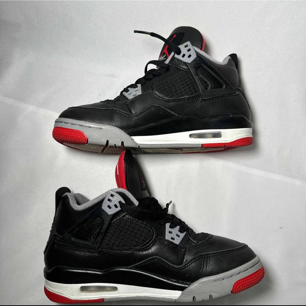 Jordan Brand × Nike Size 6 - Air Jordan 4 Retro GS Bred Reimagined Men's Shoes Size US 6 / EU 39 - 3 Thumbnail