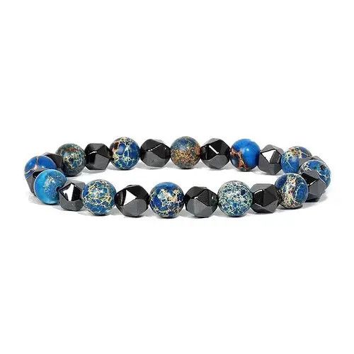 Jewelry Hematite beads Bracelet Size ONE SIZE - 1 Thumbnail