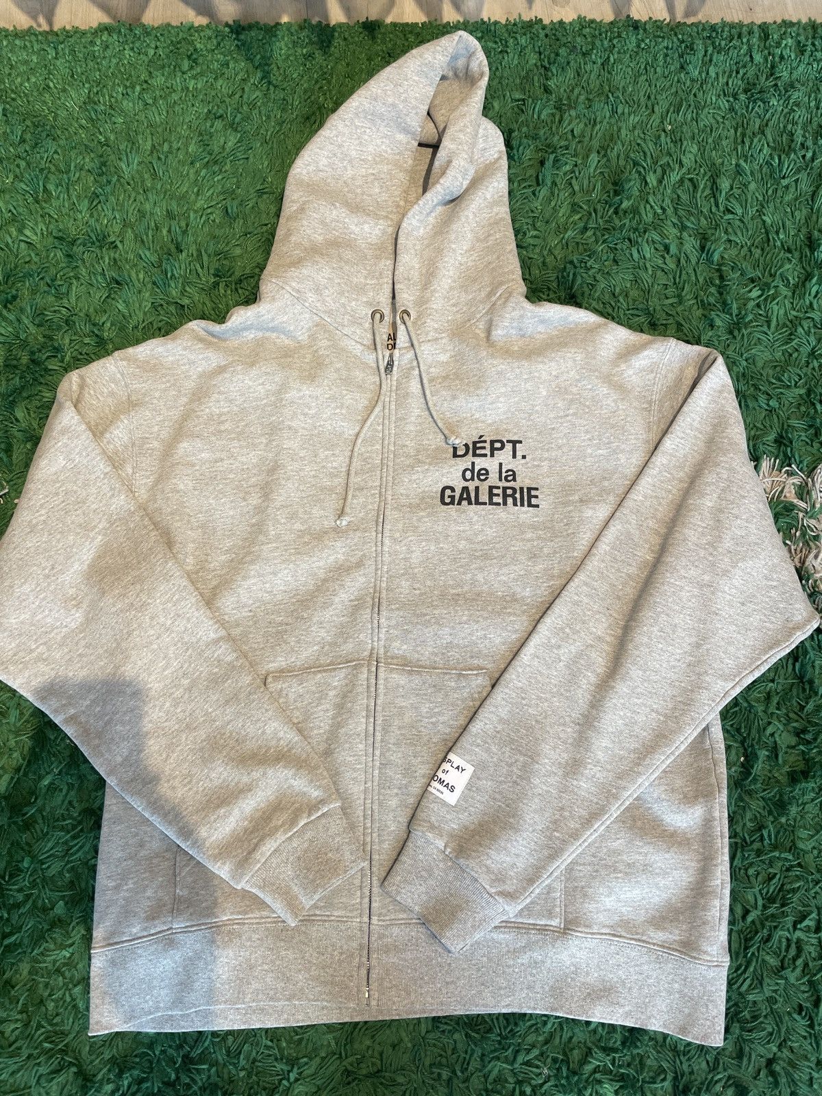 Gallery Dept. Gallery Dept. French Logo Zip Up Hooded Gallery Dept. Gallery Dept. French Logo Zip Up Hooded