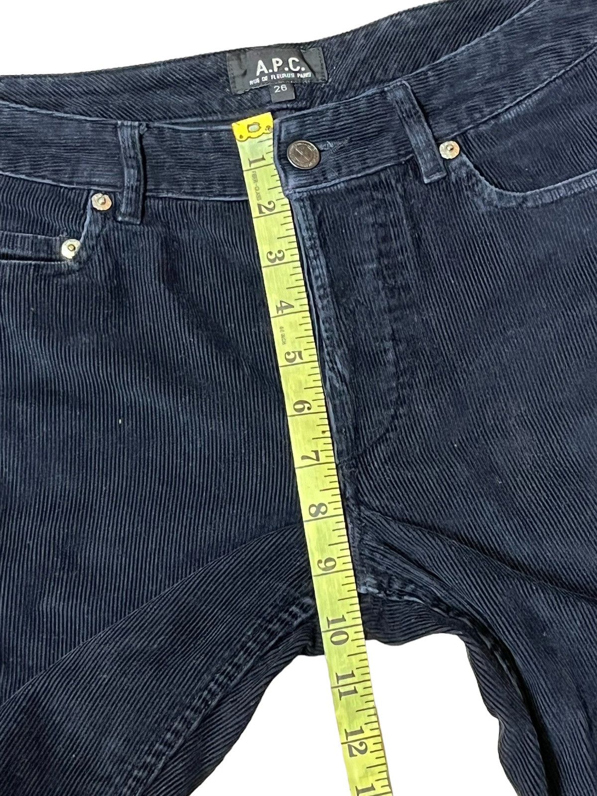 A.P.C. A.P.C RUE DE FLEURUS CORDUROY SUPER BLACK JEANS Size US 29 - 10 Thumbnail