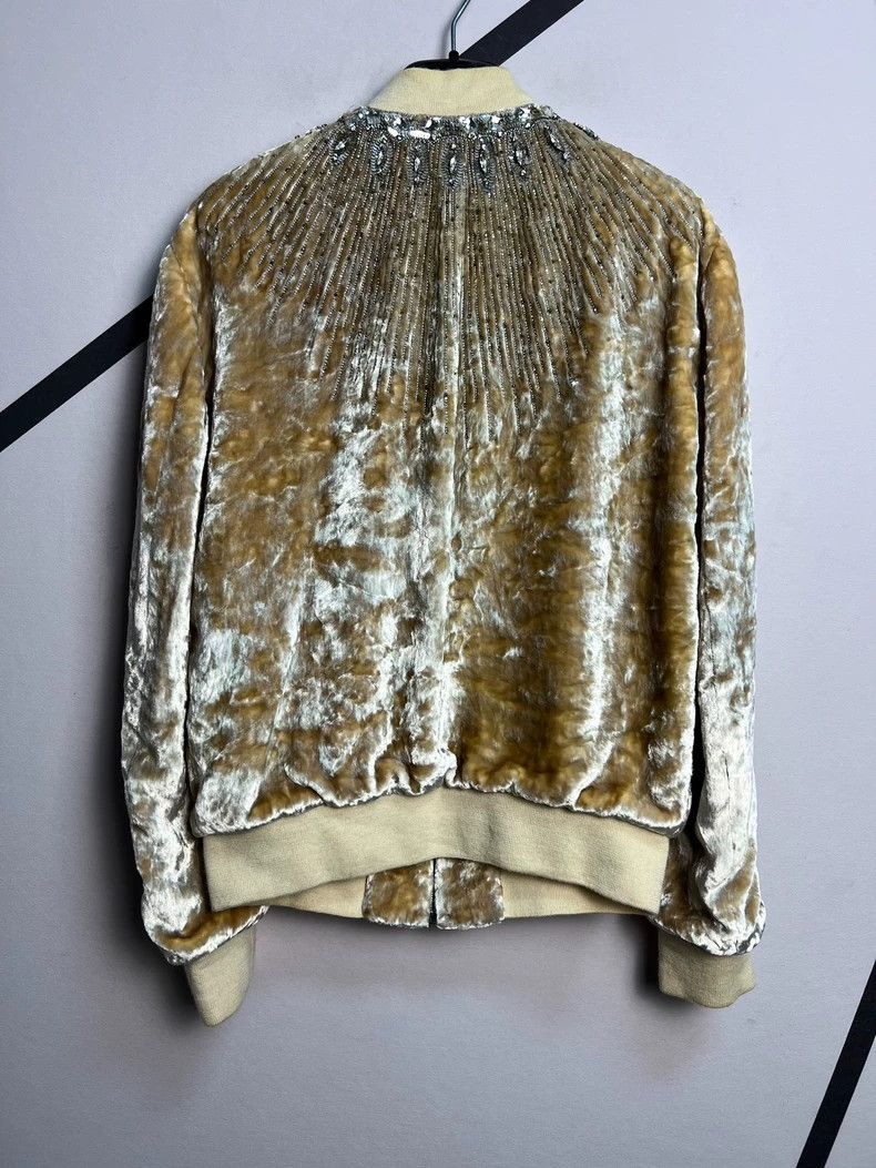 Saint Laurent Paris Saint laurent paris Fall/Winter 16 White Gold Rhinestone Ve Size US S / EU 44-46 / 1 - 2 Thumbnail